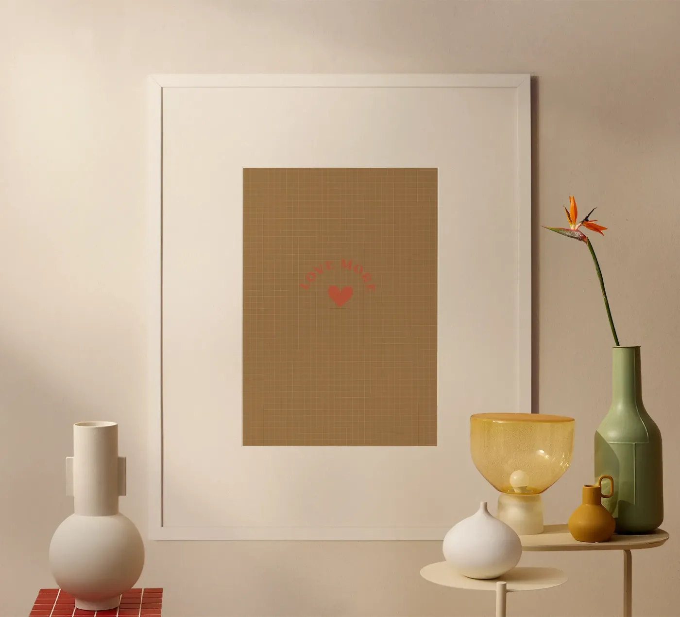 Love more poster da Poster Print Studio