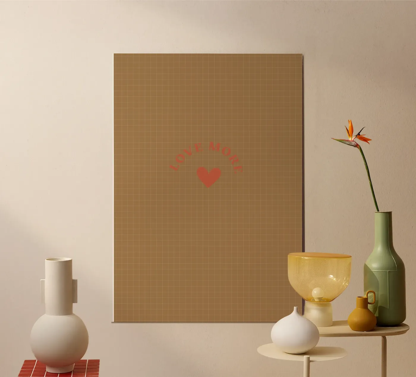 Love more poster da Poster Print Studio