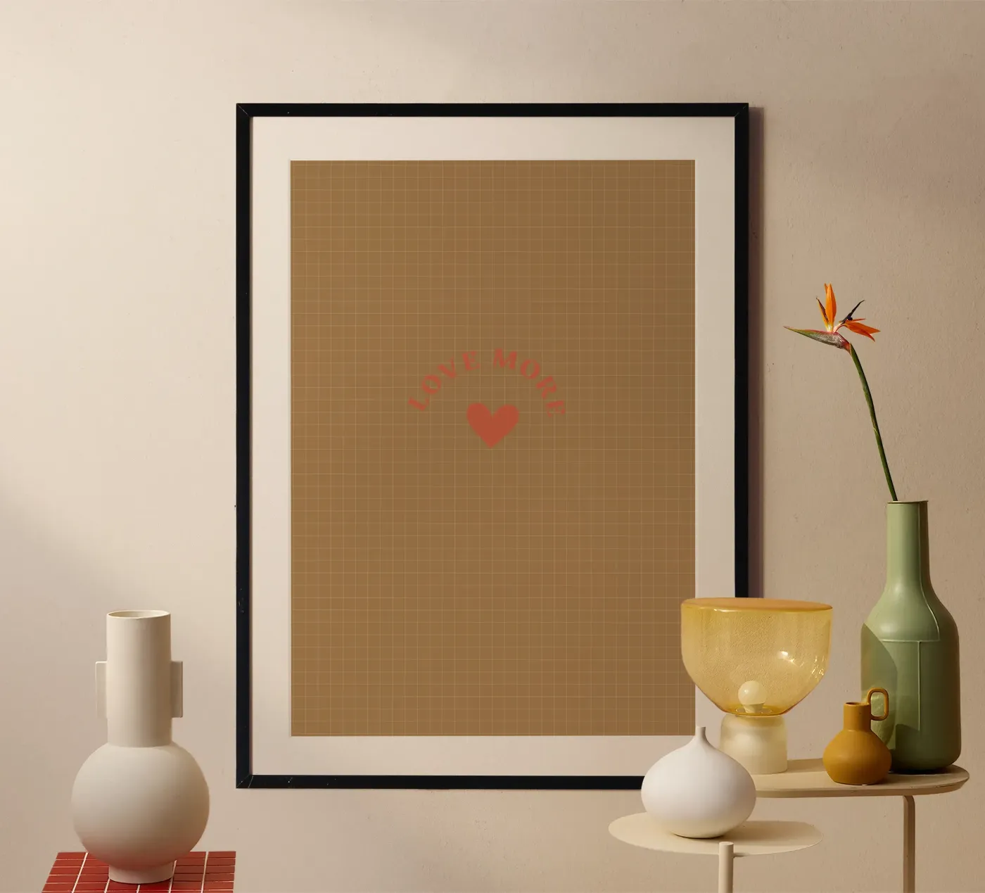 Love more poster da Poster Print Studio