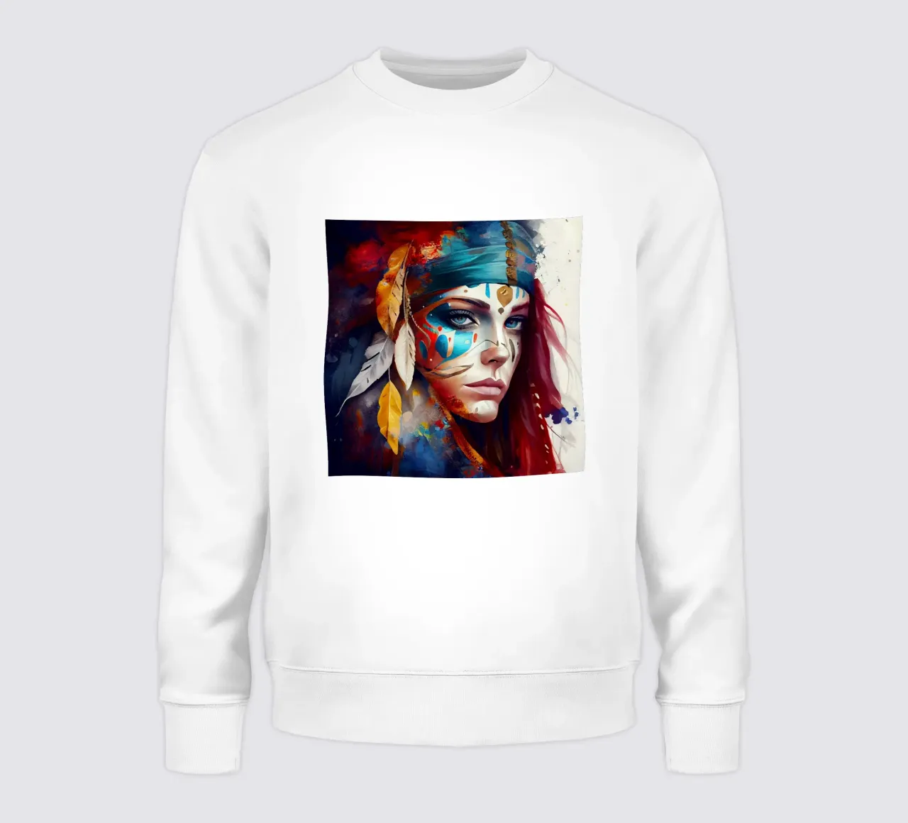 Poderosa mujer guerrera sudadera de Chromatic Fusion Studio