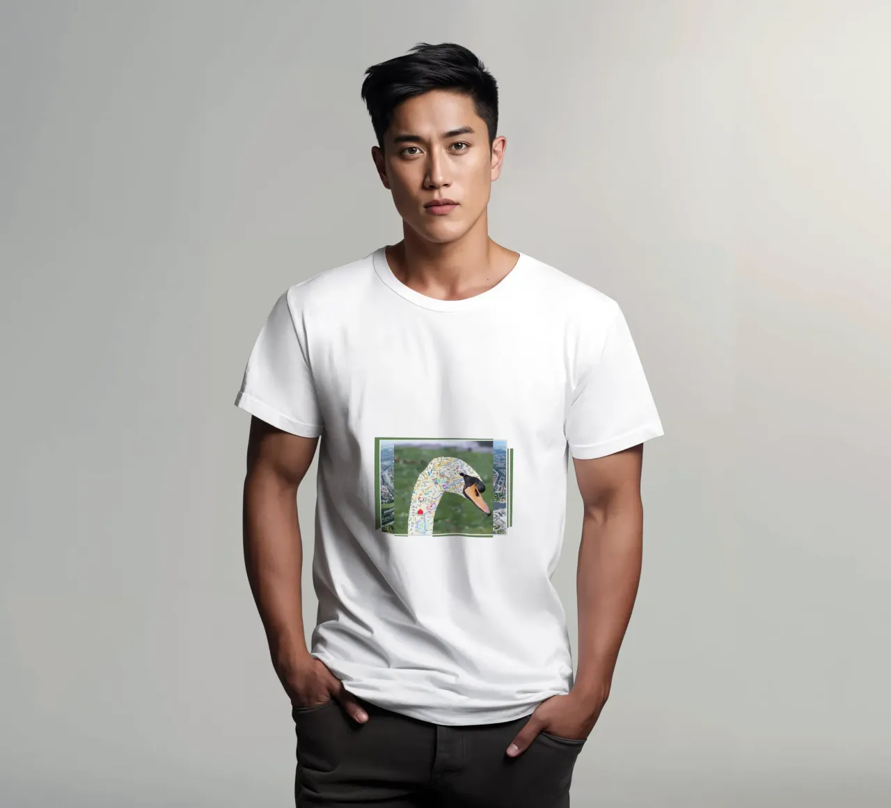 8000 Bruges - swan t-shirt da fortrart
