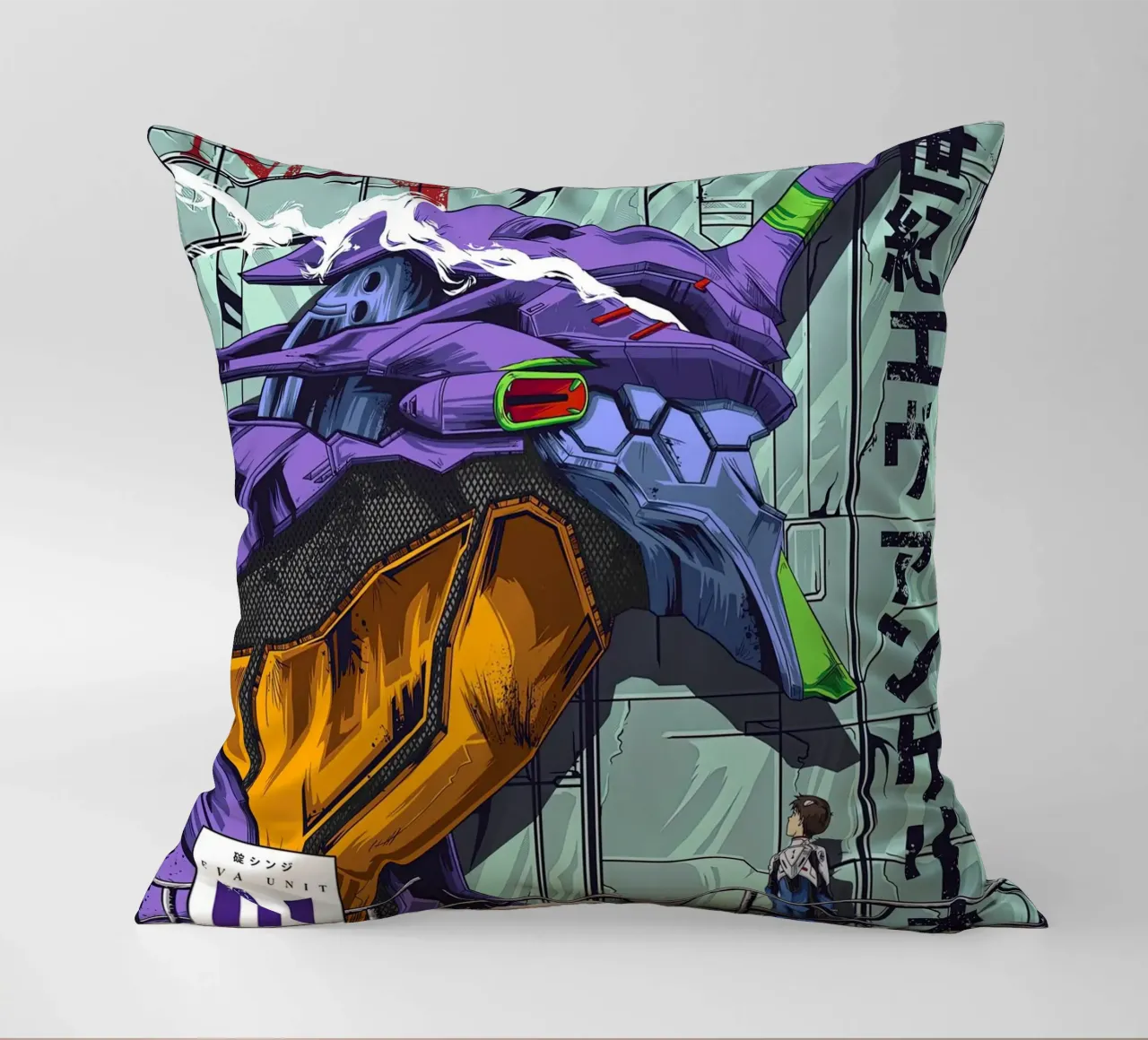 Evangelion - EVA 01 Poster a colori cuscino da MERRSHOP