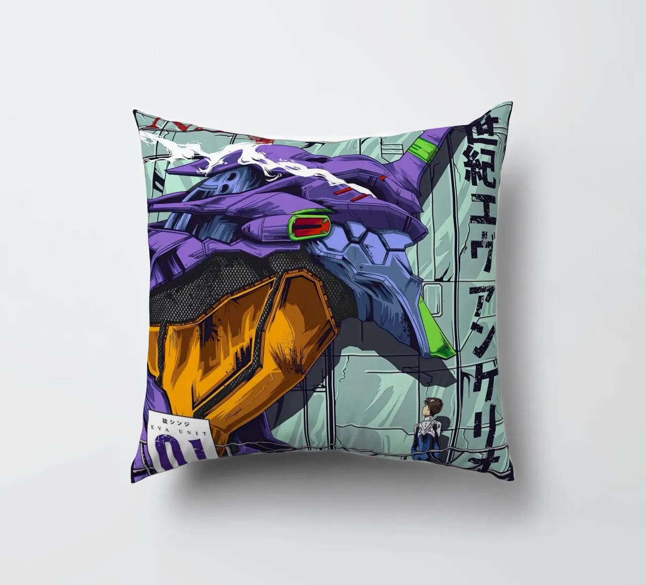 Evangelion - EVA 01 Poster a colori cuscino da MERRSHOP