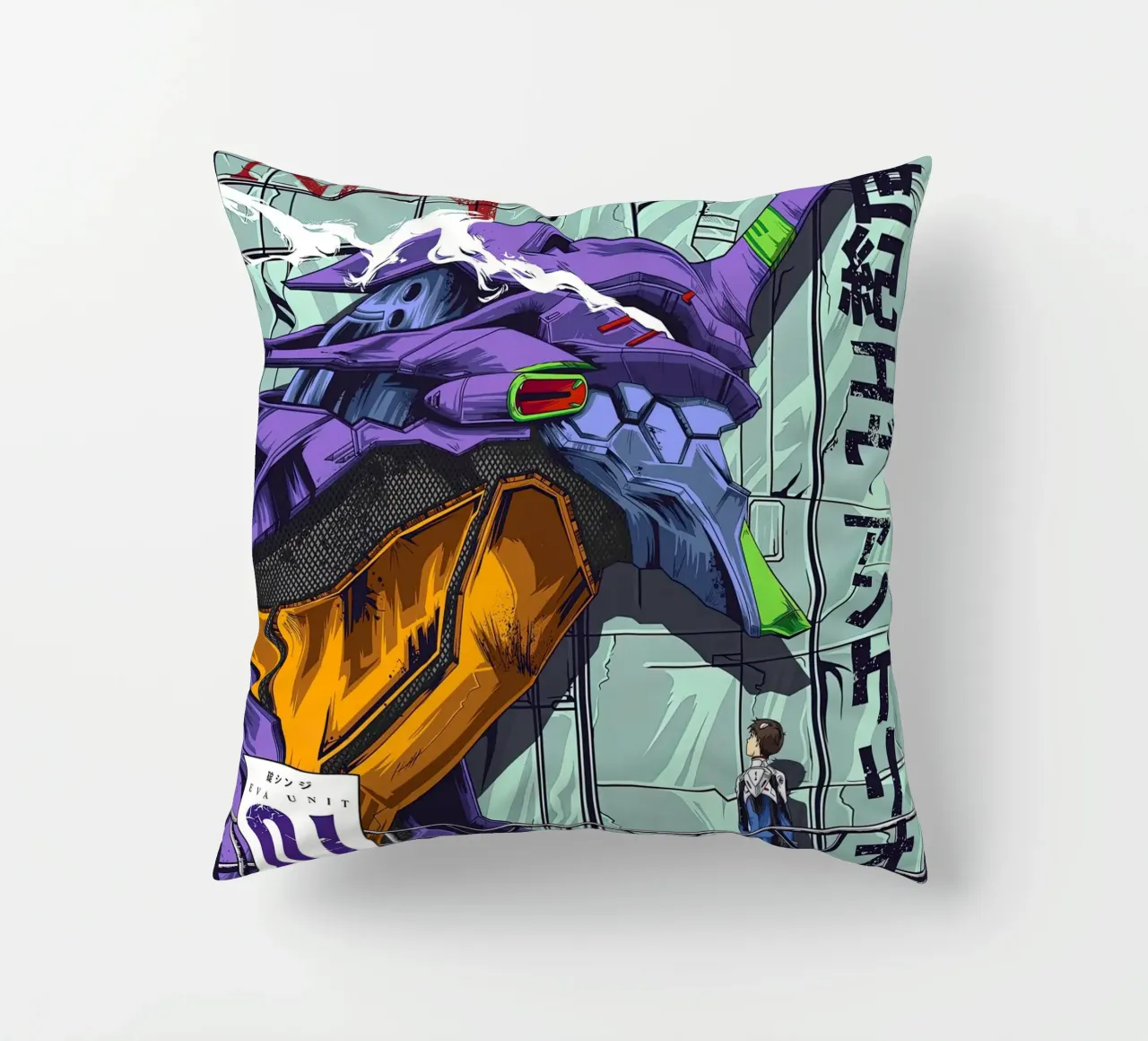 Evangelion - EVA 01 Poster a colori cuscino da MERRSHOP