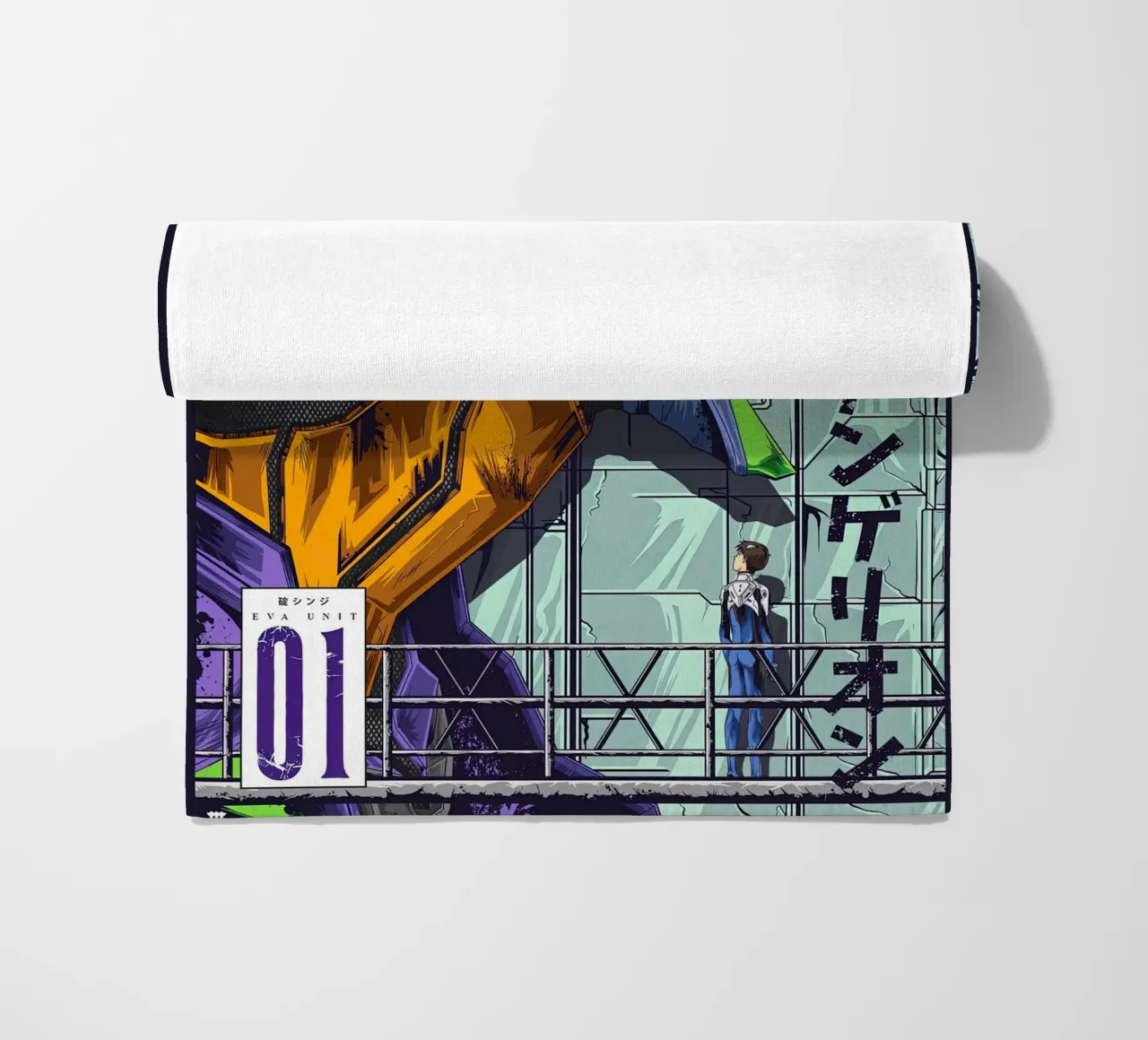 Evangelion - EVA 01 Poster a colori telo mare da MERRSHOP