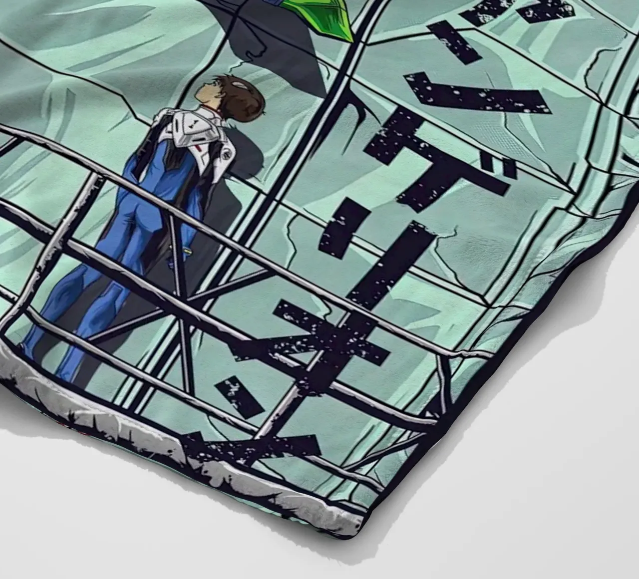 Evangelion - EVA 01 Poster a colori coperta in pile da MERRSHOP