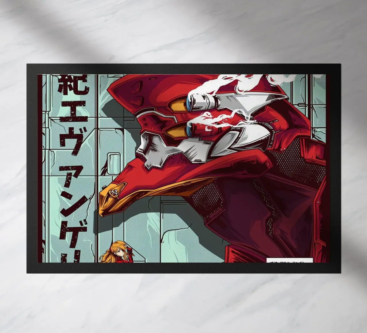 Evangelion - Poster a colori EVA 02 zerbino da MERRSHOP