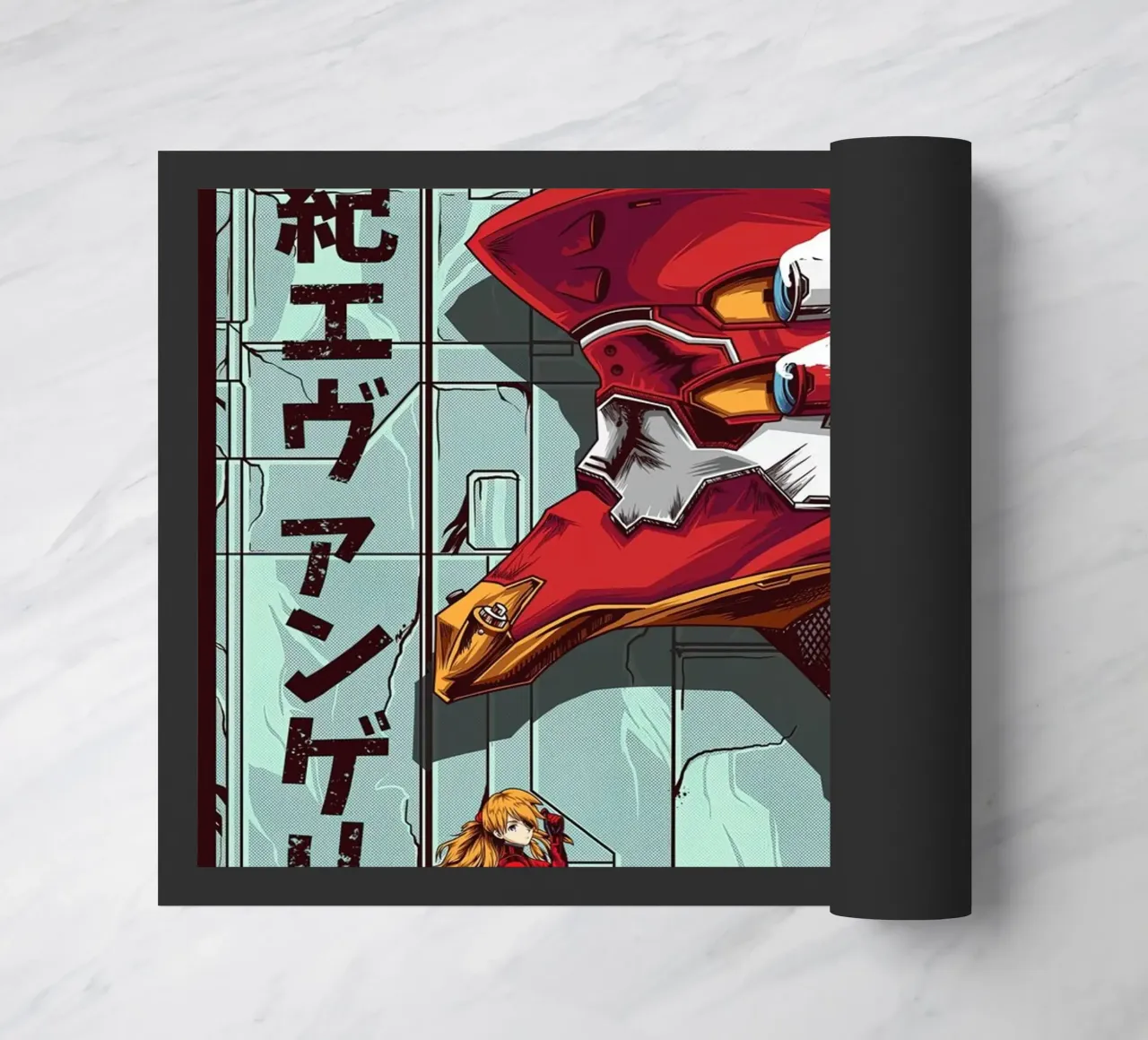 Evangelion - Poster a colori EVA 02 zerbino da MERRSHOP