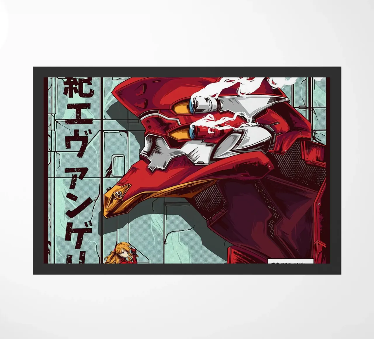 Evangelion - Poster a colori EVA 02 zerbino da MERRSHOP