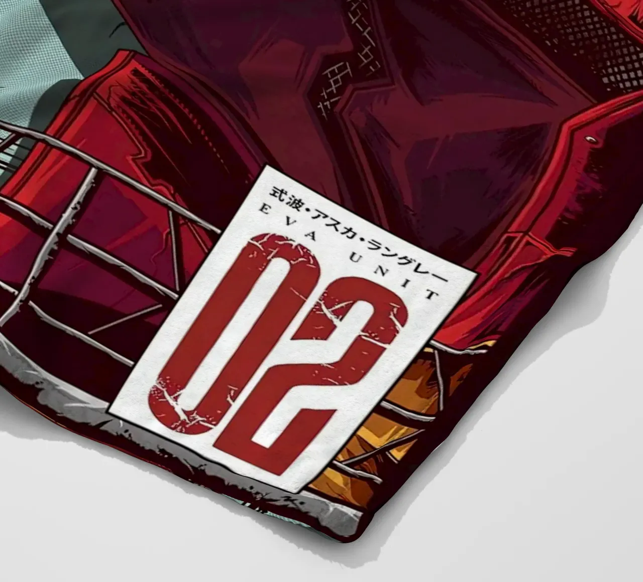 Evangelion - Poster a colori EVA 02 coperta in pile da MERRSHOP