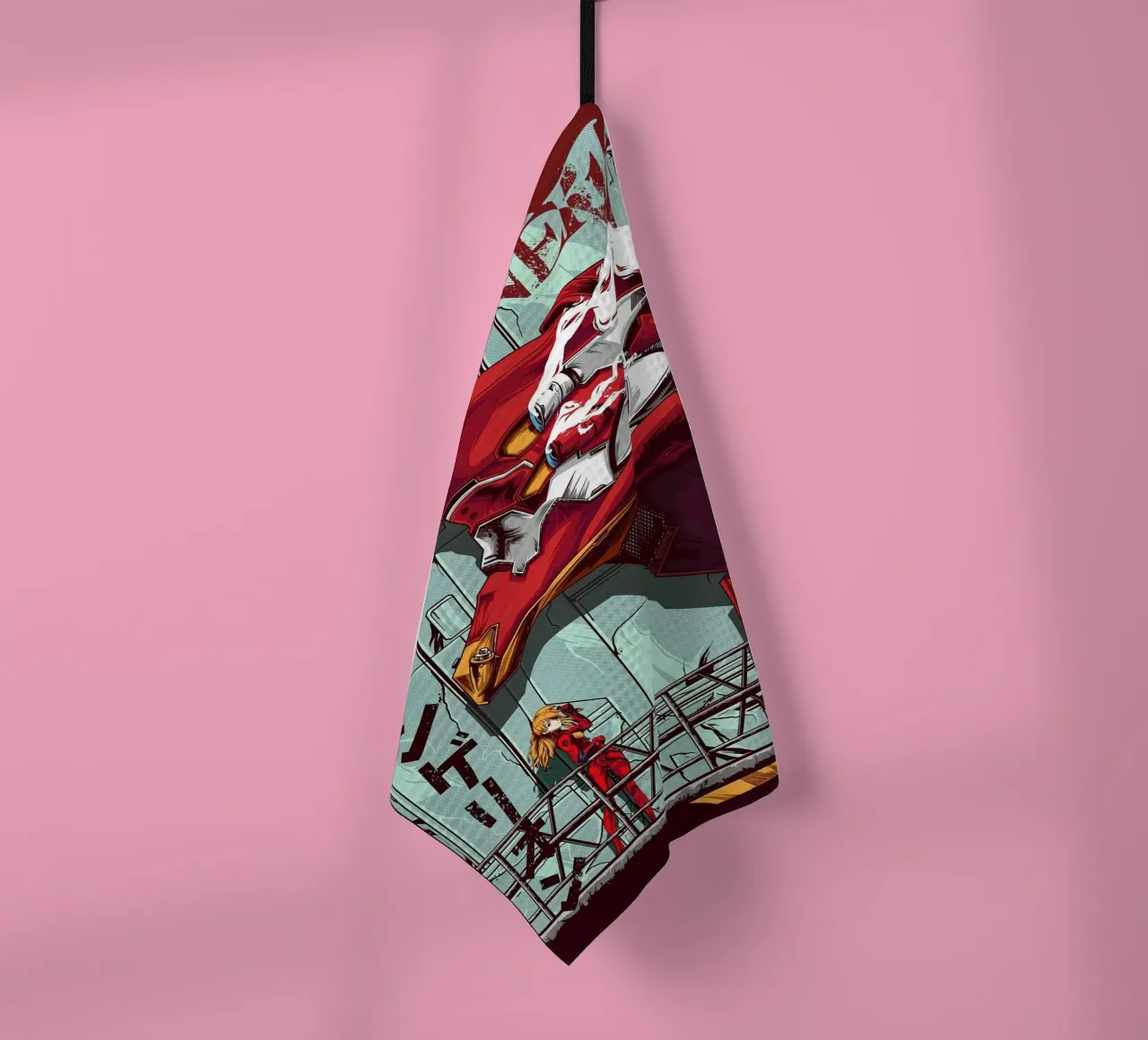 Evangelion - Poster a colori EVA 02 canovaccio da cucina da MERRSHOP