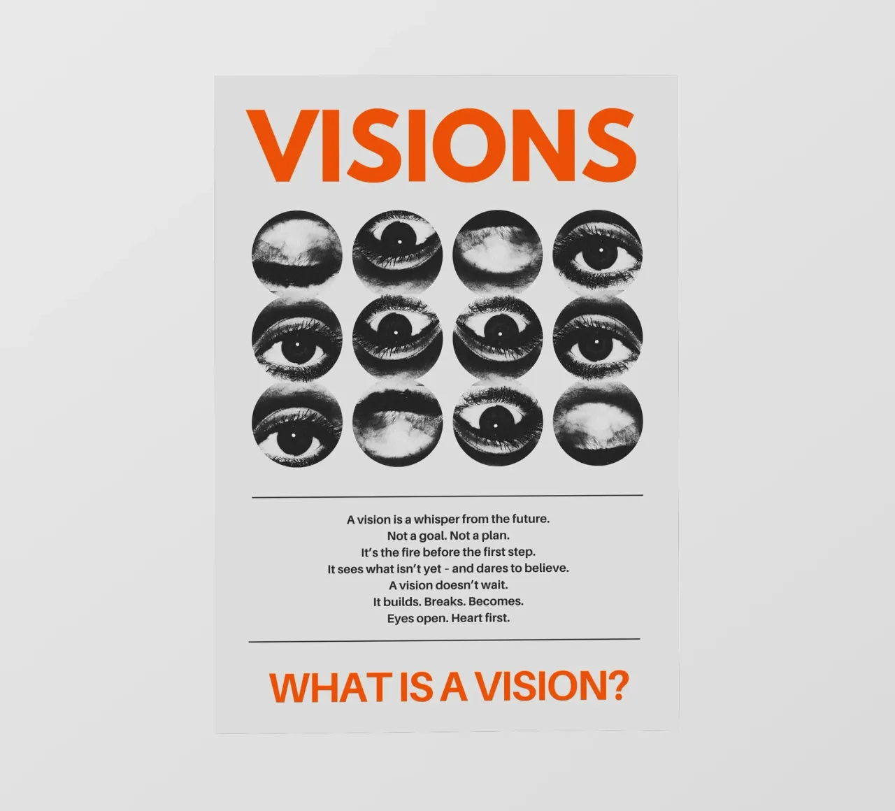 VISIONS telo in pvc da Einfach Uebel