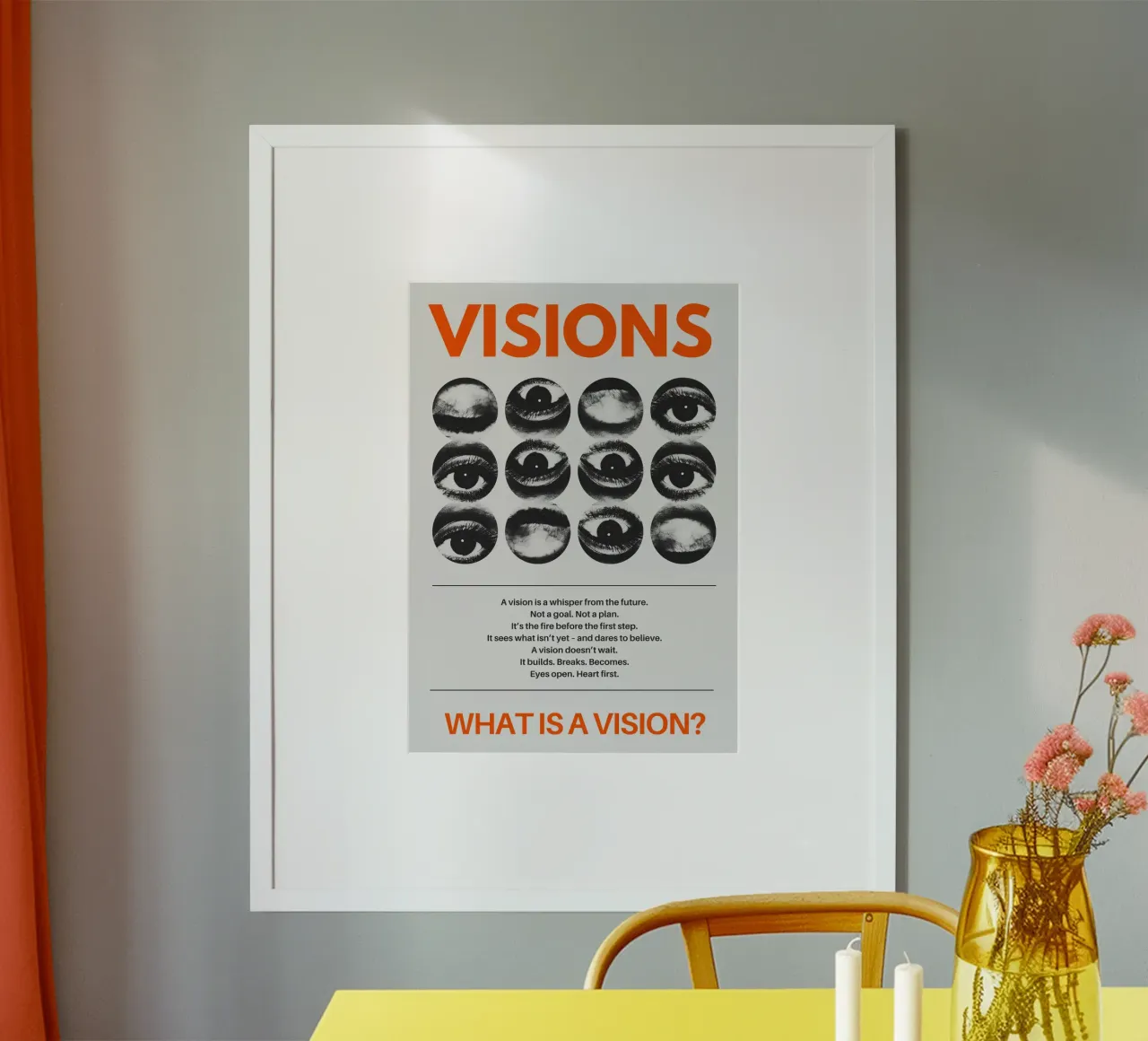 VISIONS poster da SMRT STUDIO