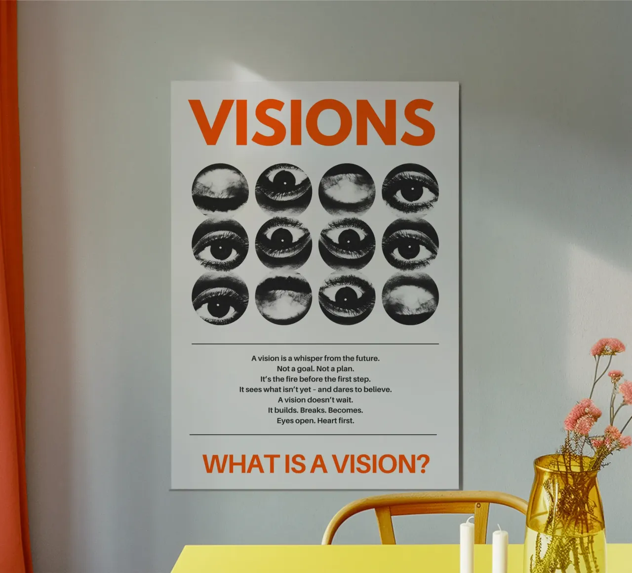 VISIONS poster da SMRT STUDIO