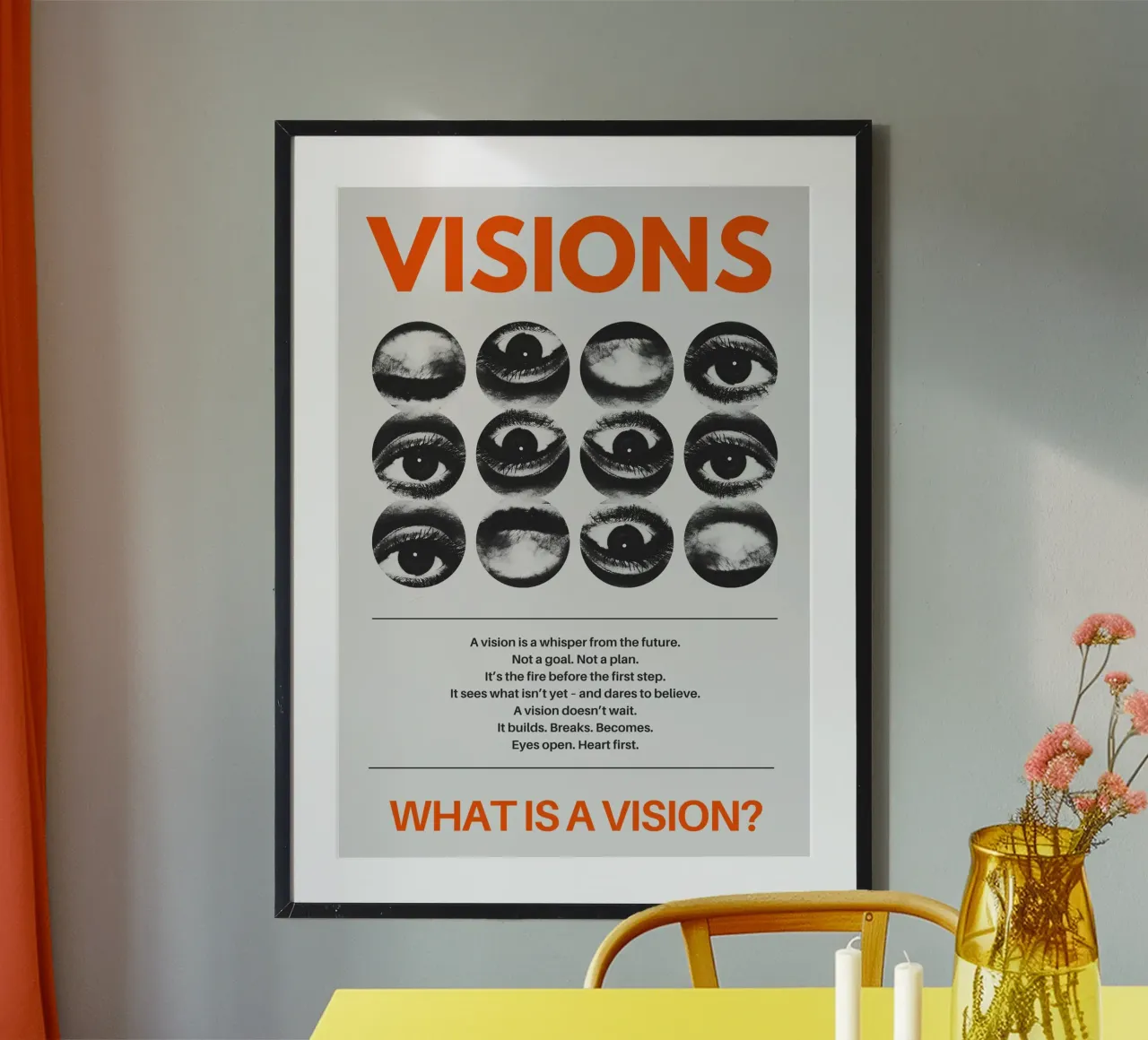 VISIONS poster da SMRT STUDIO
