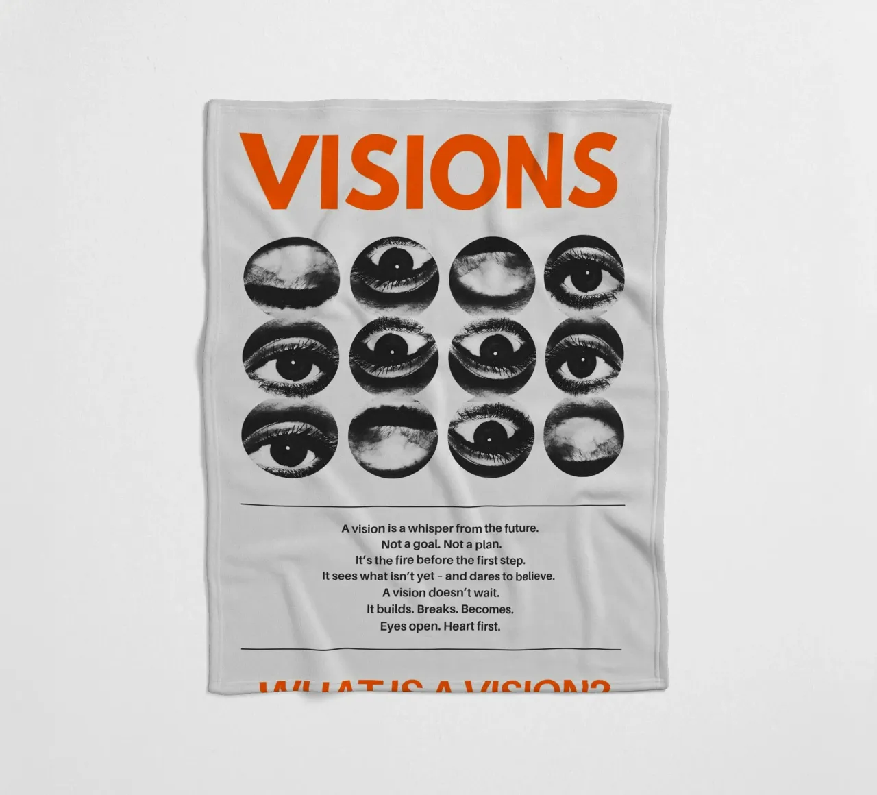 VISIONS coperta in pile da Einfach Uebel