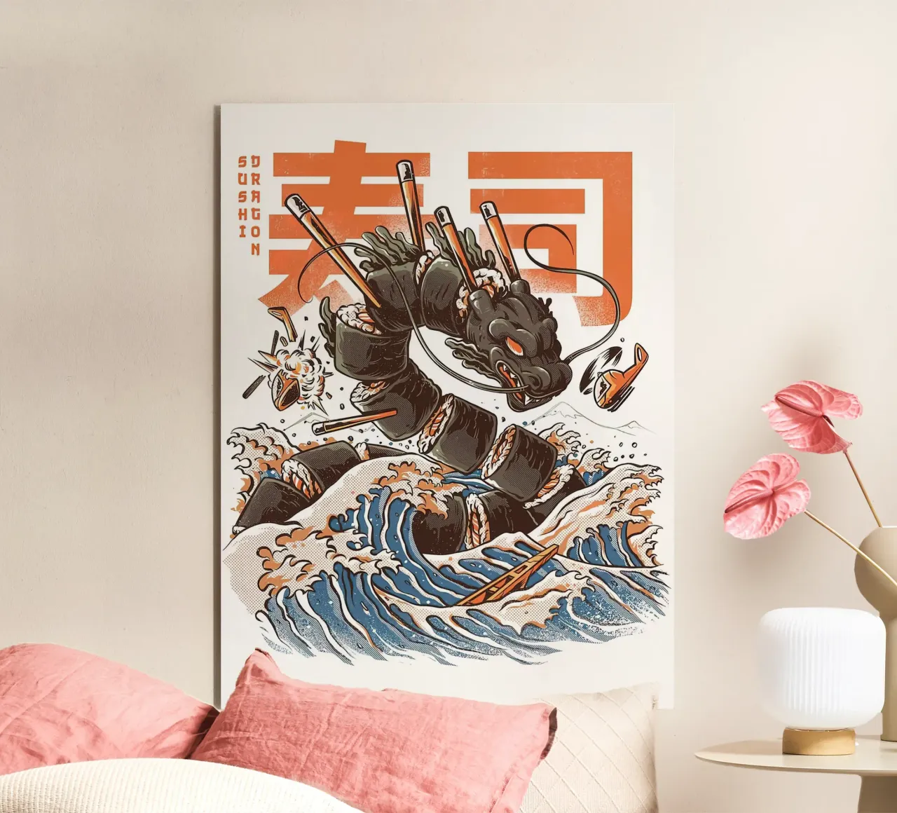 Great Sushi Dragon forex plate by MERRSHOP