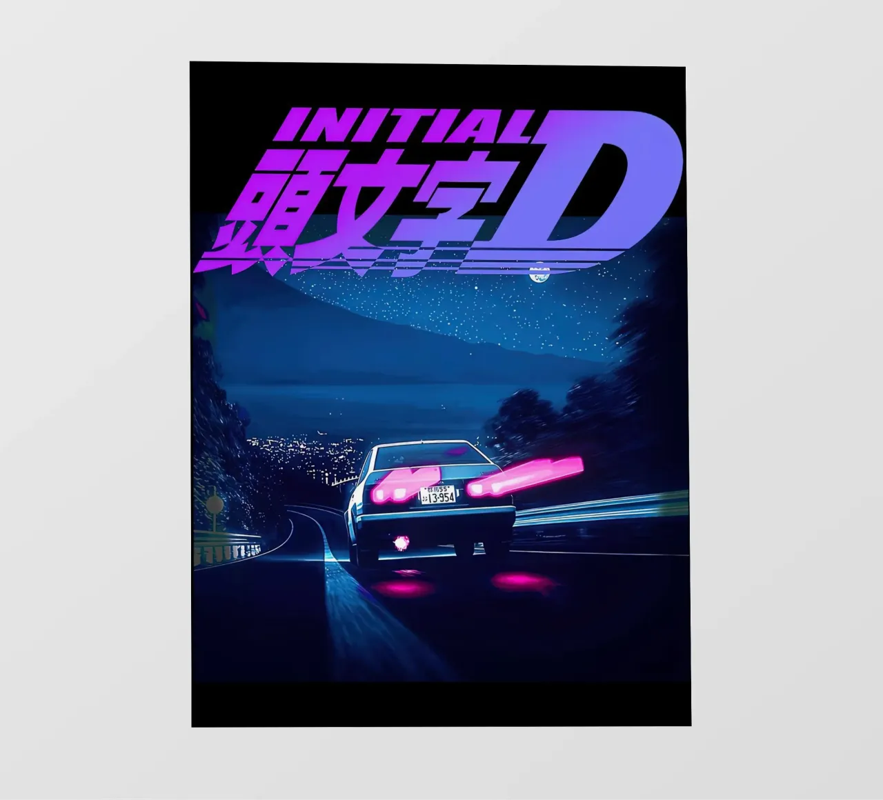 Iniziale D Neon AE86 pellicola backlit da MERRSHOP