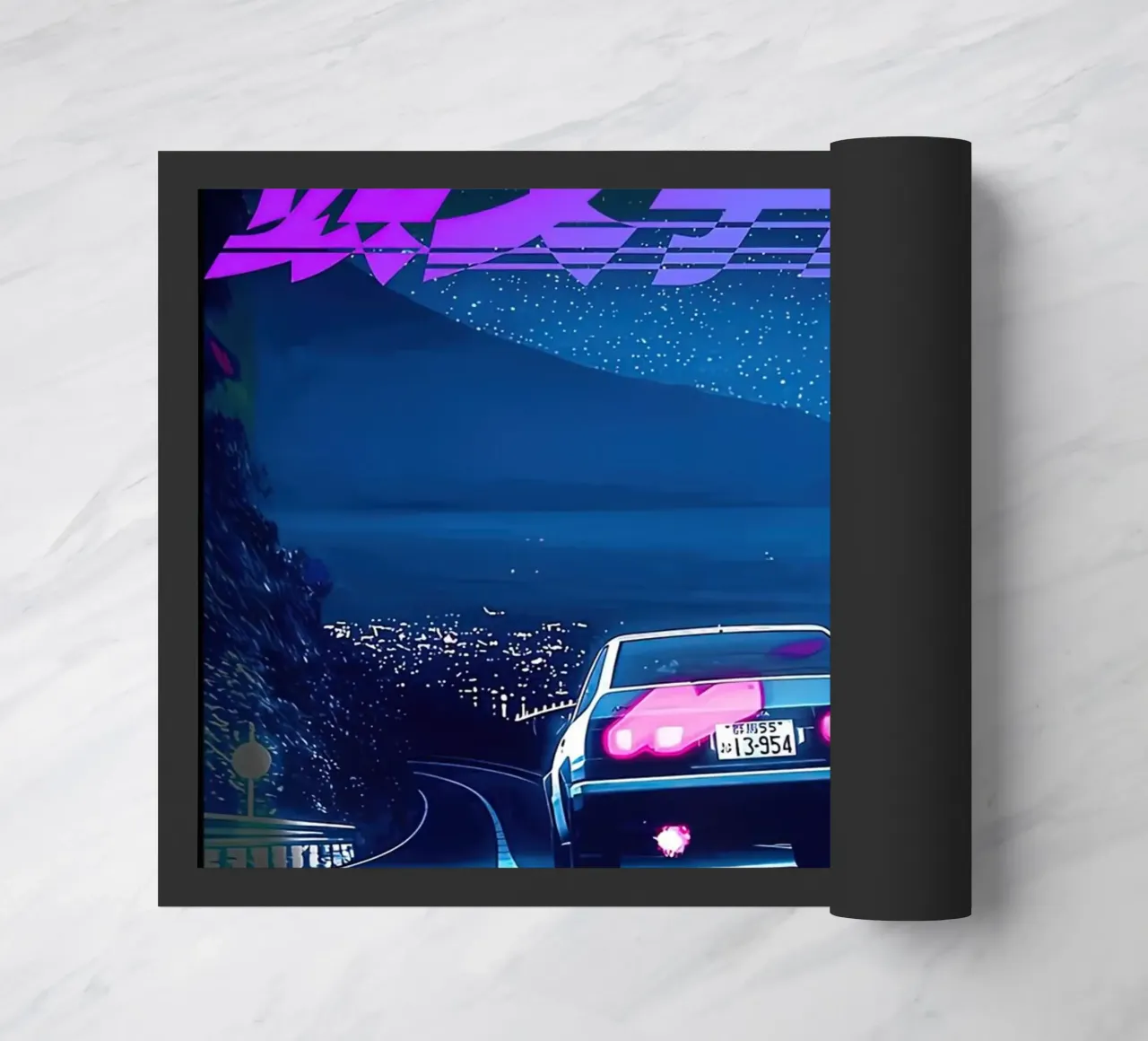 Iniziale D Neon AE86 zerbino da MERRSHOP