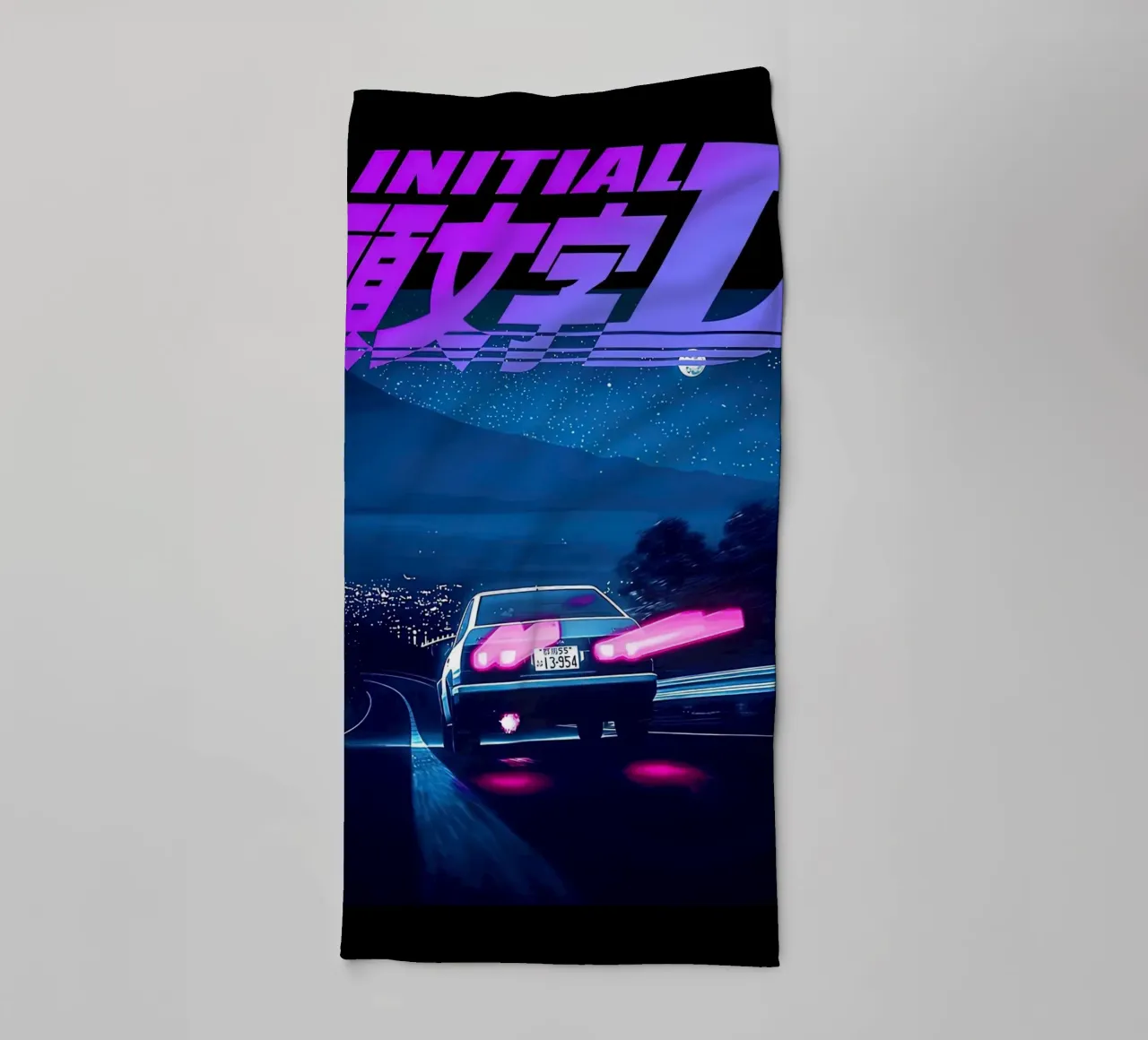 Iniziale D Neon AE86 asciugamano da bagno da MERRSHOP