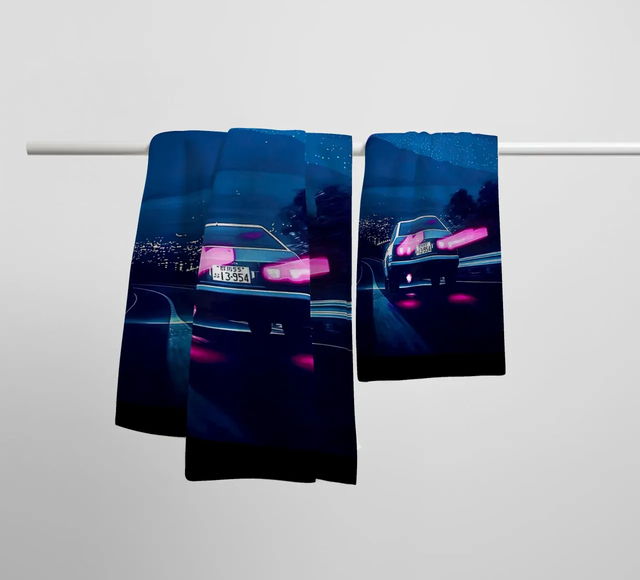 Iniziale D Neon AE86 asciugamano da bagno da MERRSHOP