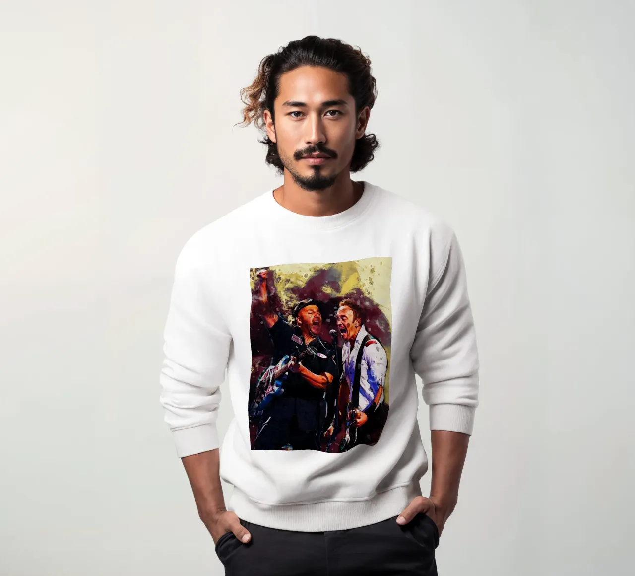 Sbaffo di Tom Morello & Bruce Springsteen felpa da Gunawan Rb