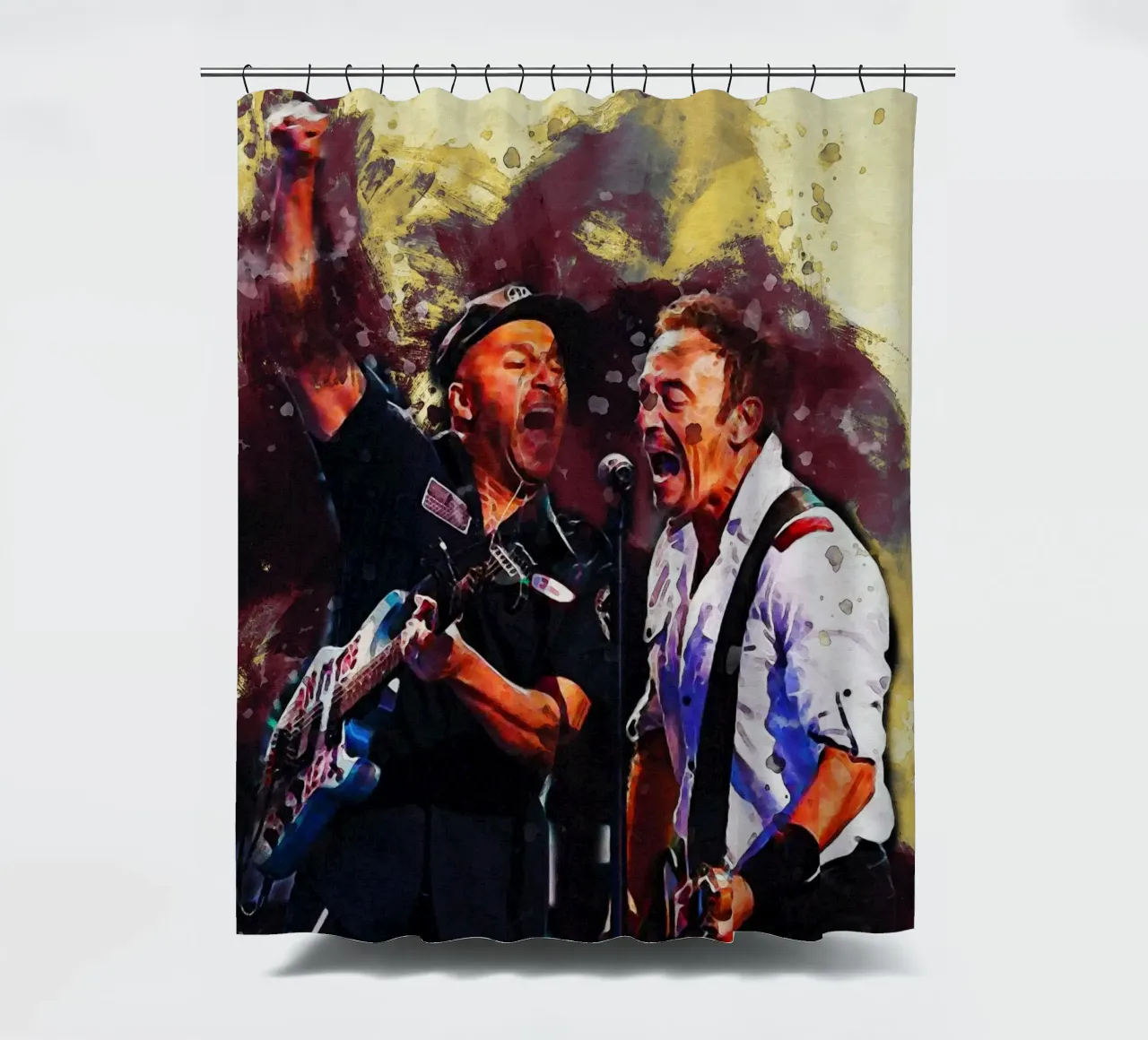 Sbaffo di Tom Morello & Bruce Springsteen tenda da doccia da Gunawan Rb