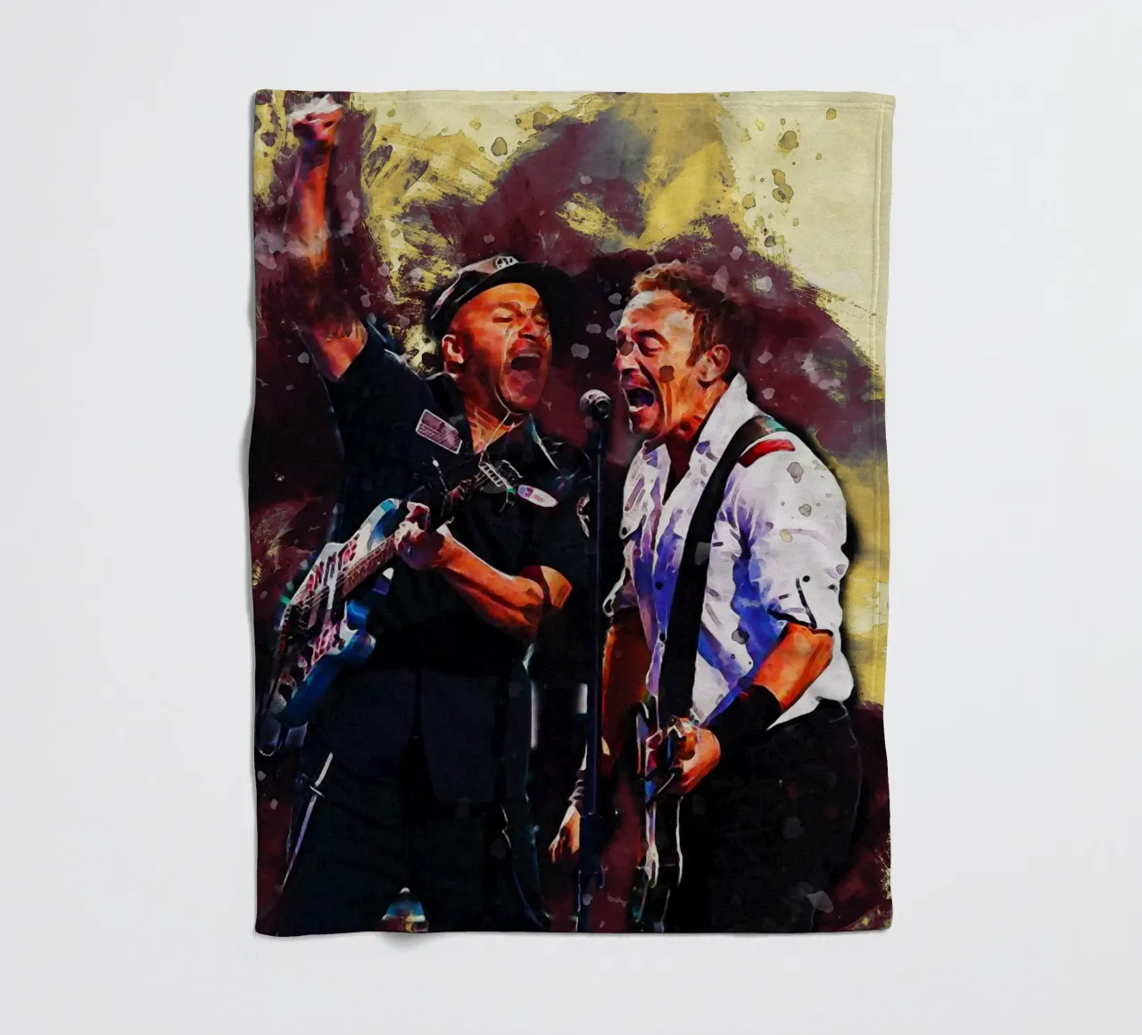 Sbaffo di Tom Morello & Bruce Springsteen coperta in pile da Gunawan Rb