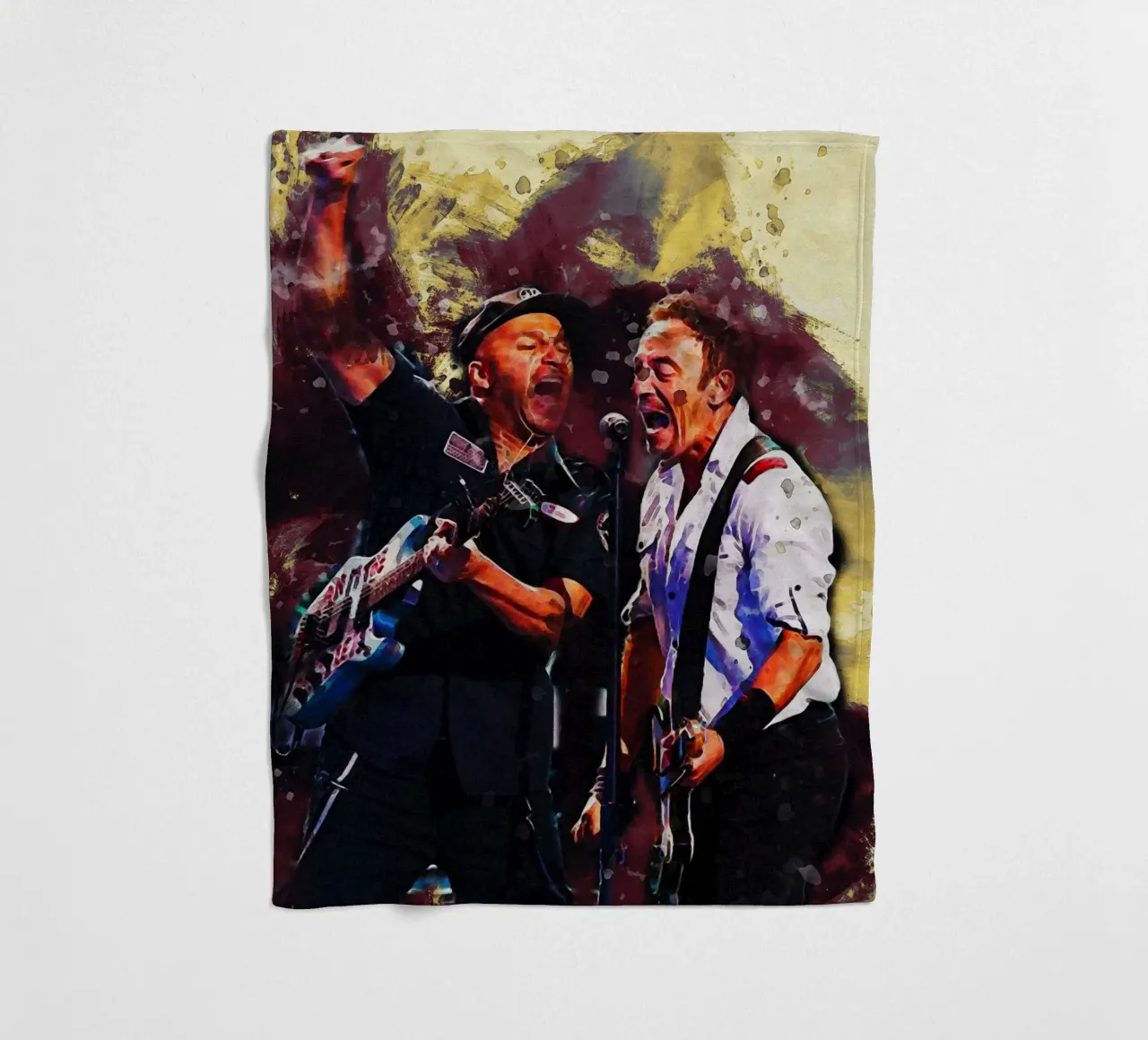 Sbaffo di Tom Morello & Bruce Springsteen coperta in pile da Gunawan Rb