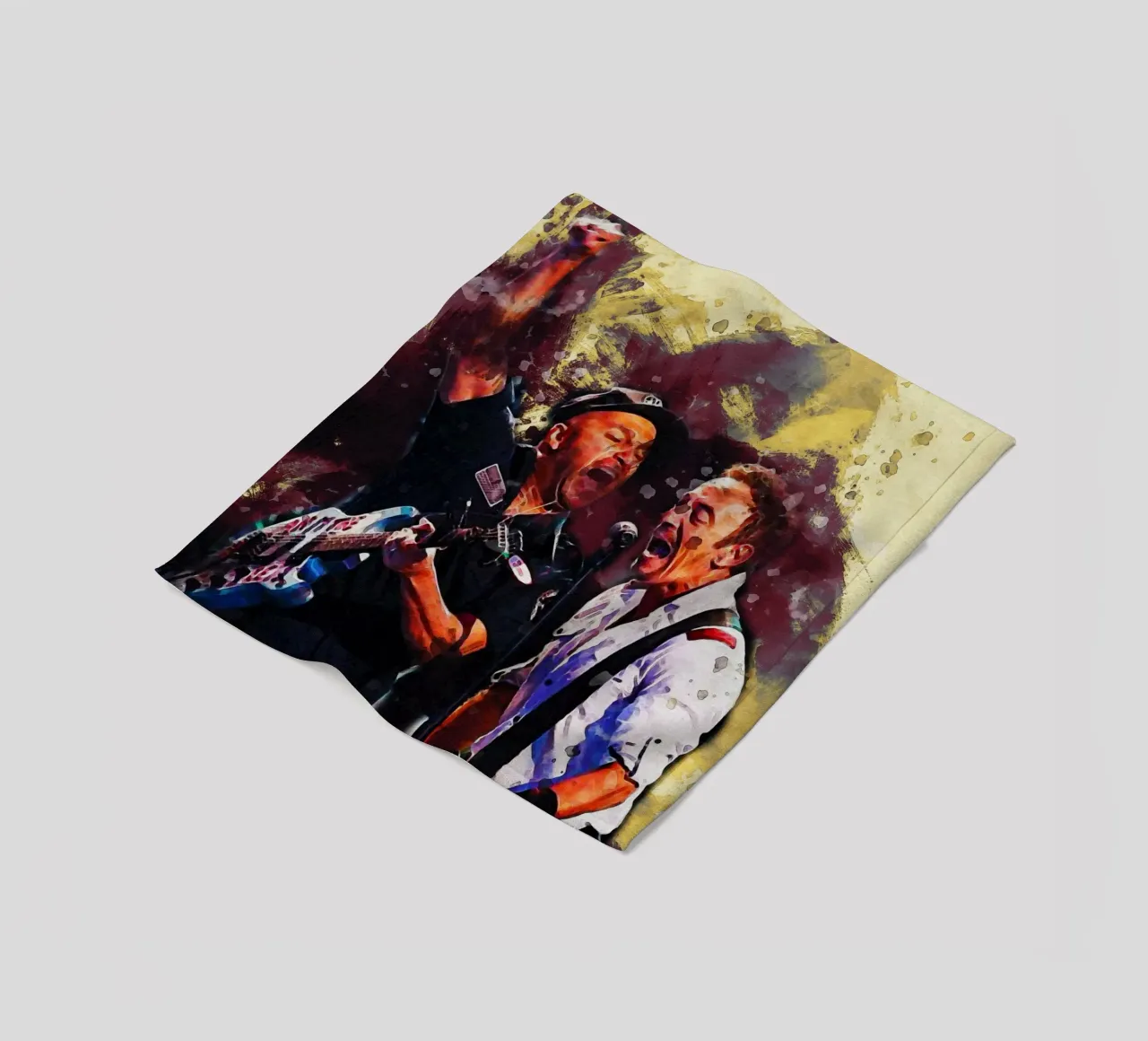 Sbaffo di Tom Morello & Bruce Springsteen coperta in pile da Gunawan Rb