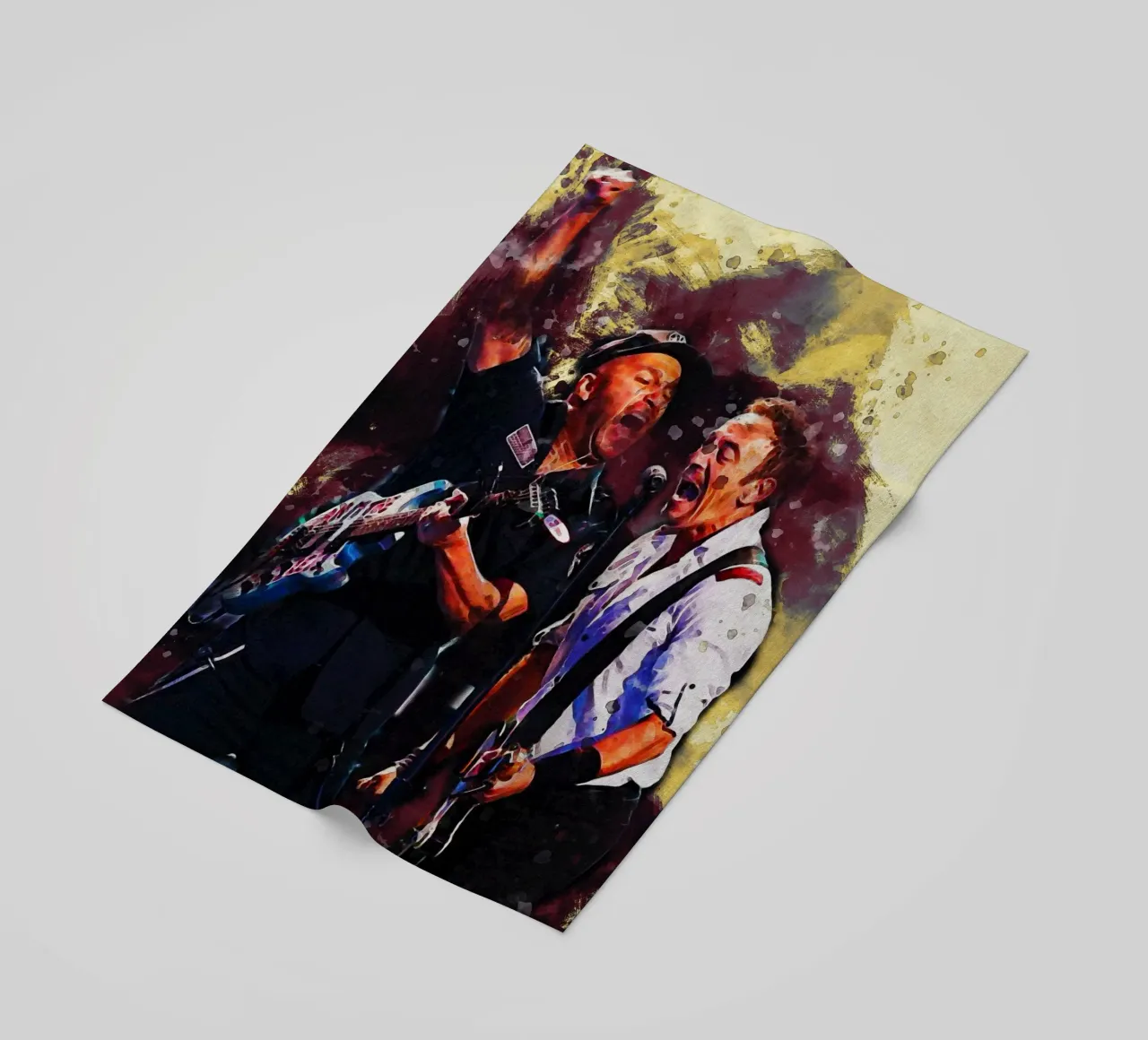 Sbaffo di Tom Morello & Bruce Springsteen telo mare da Gunawan Rb