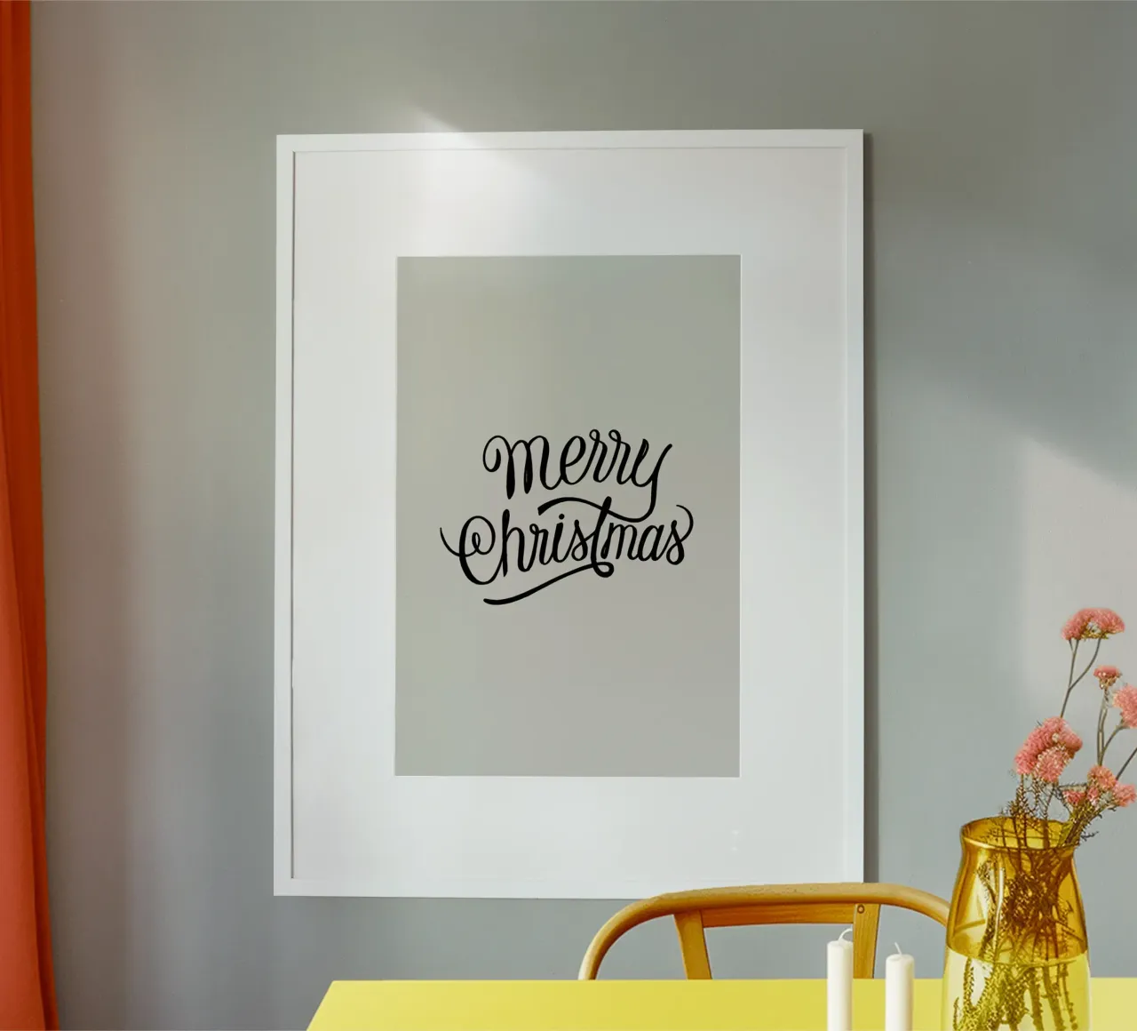 Vintage Holidays Merry 2 Beige hahnemühle by Monika Strigel