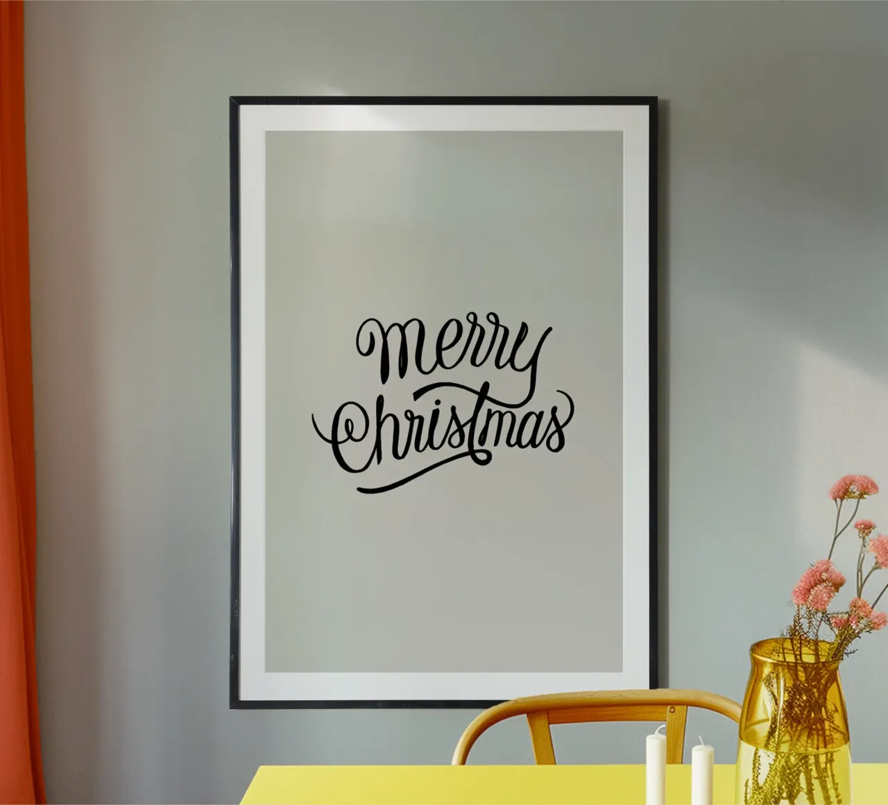 Vintage Holidays Merry 2 Beige hahnemühle by Monika Strigel