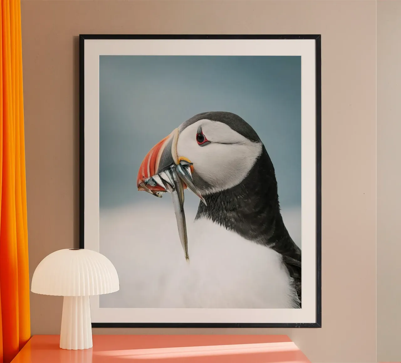 Puffin poster da Tom's Wildlife