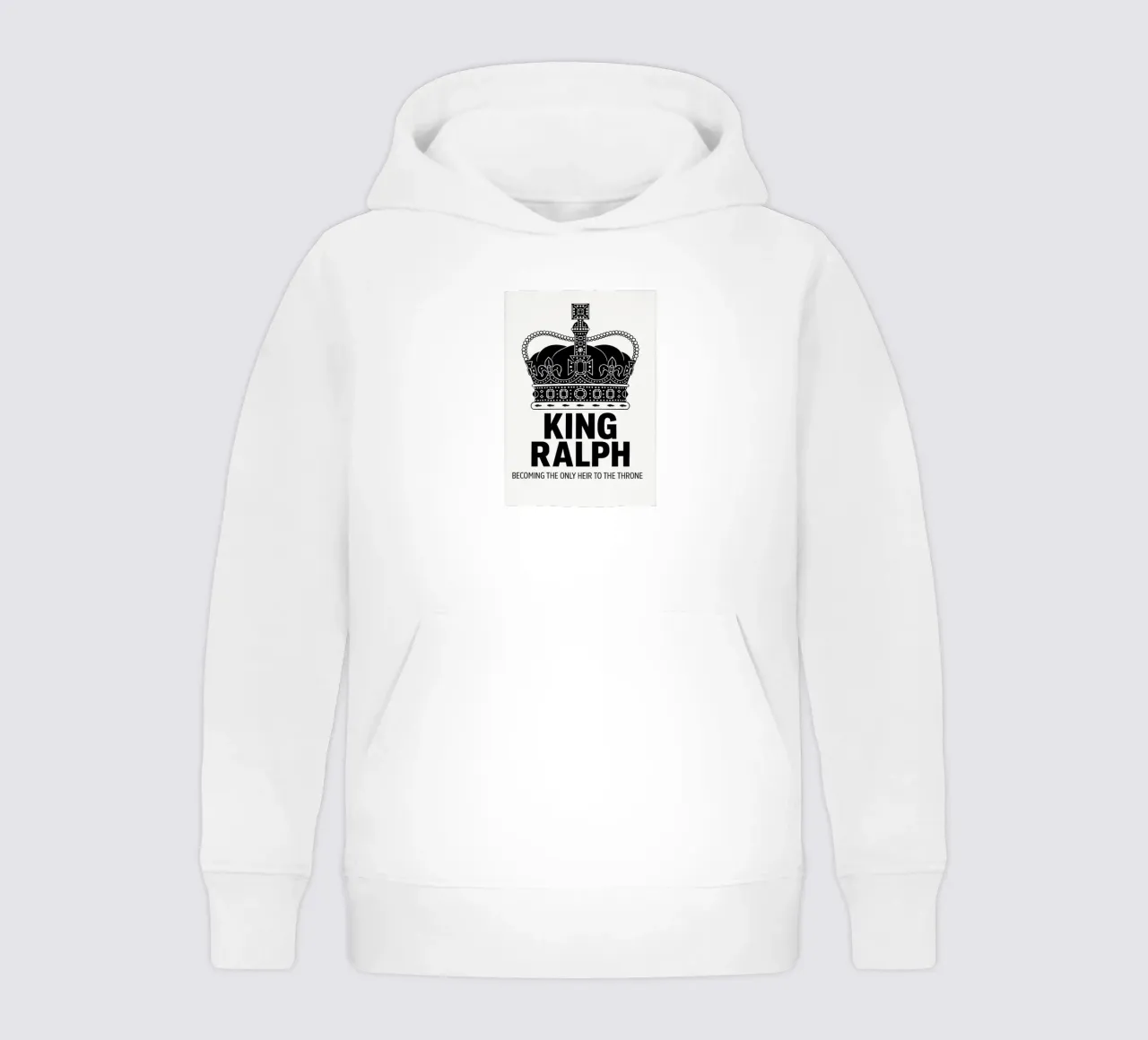 King Ralph Print felpa bambino con cappuccio da MoviesArt