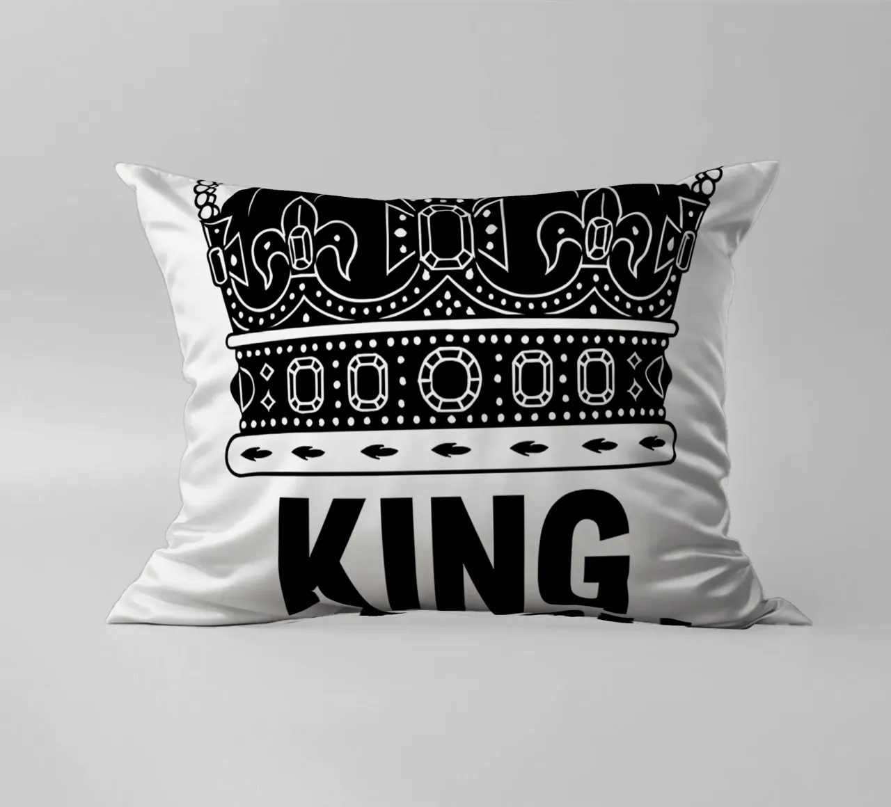 King Ralph Print cuscino da MoviesArt