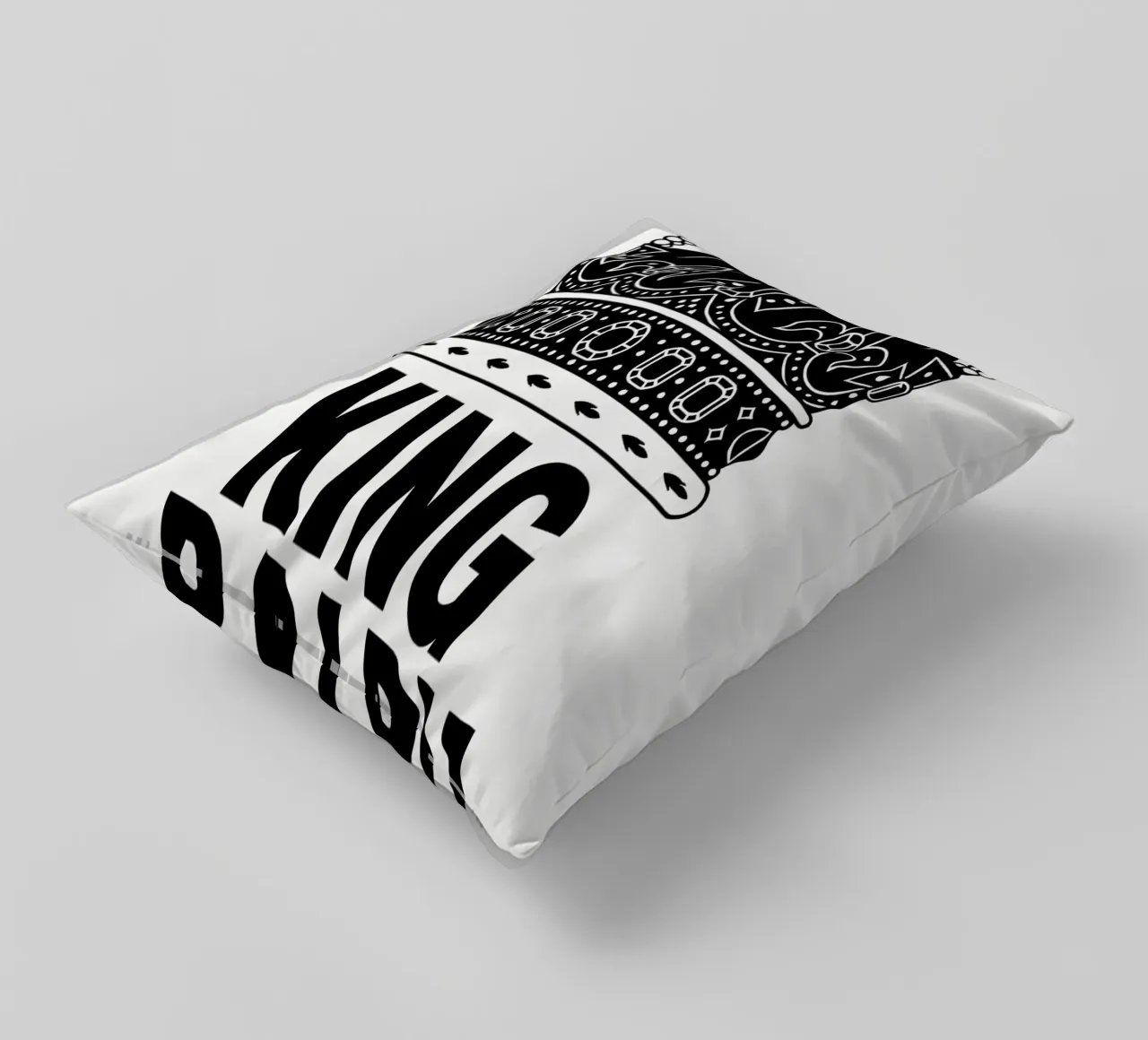 King Ralph Print cuscino da MoviesArt