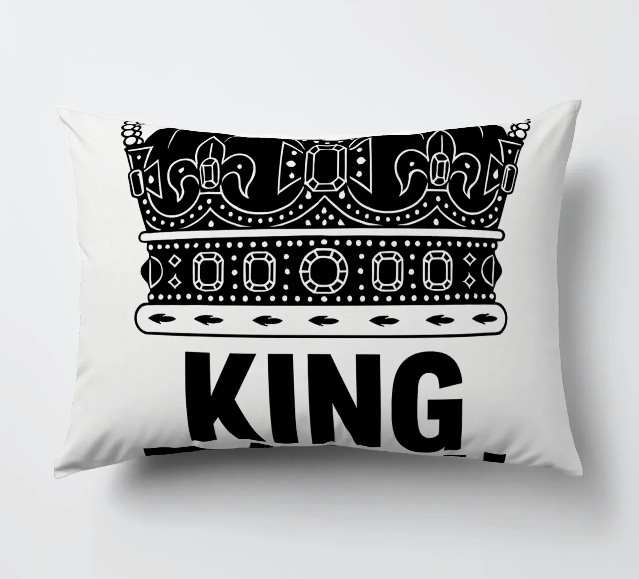 King Ralph Print cuscino da MoviesArt