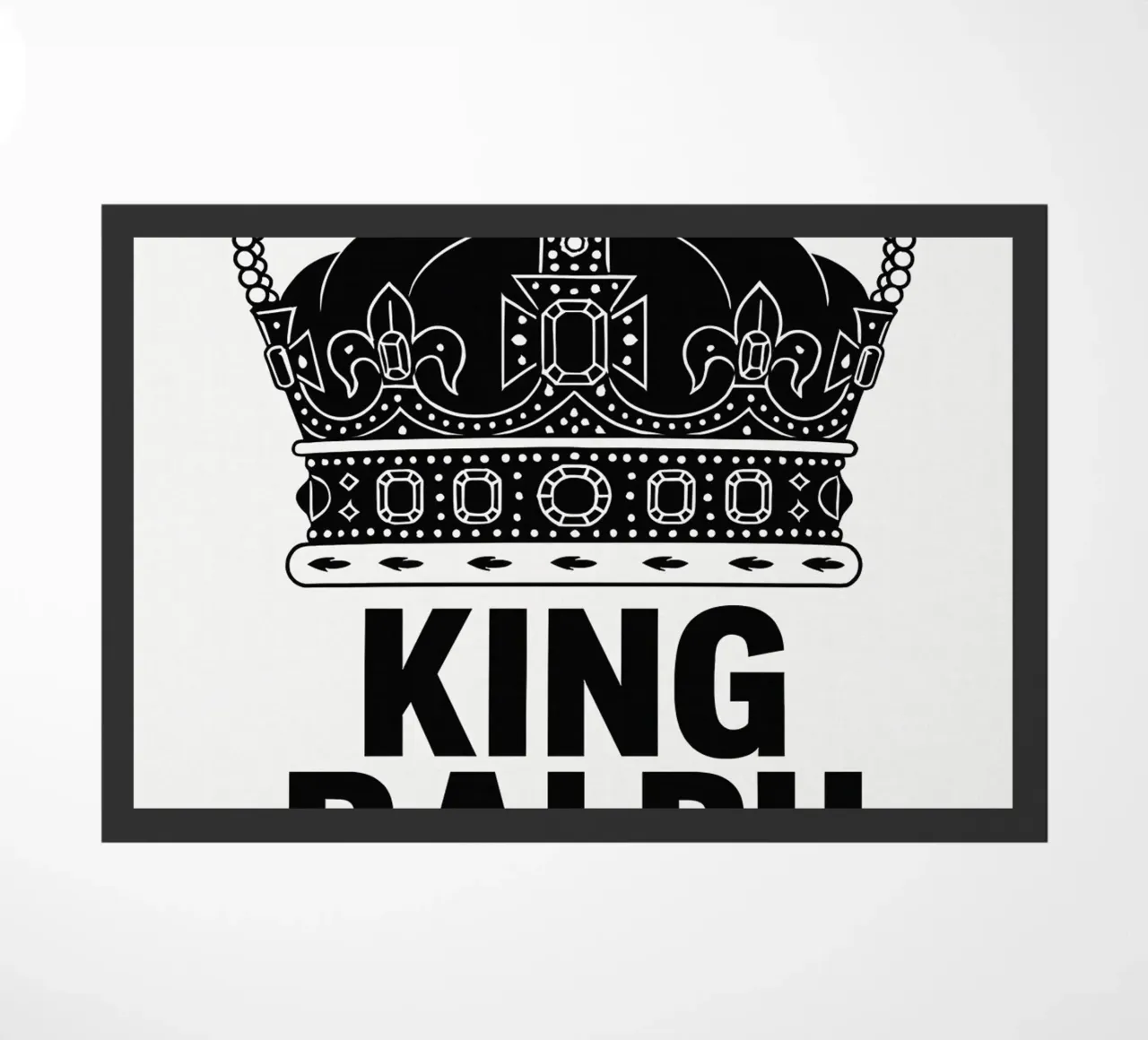 King Ralph Print zerbino da MoviesArt