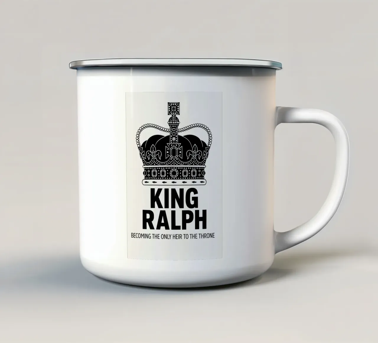King Ralph Print tazza in smalto da MoviesArt