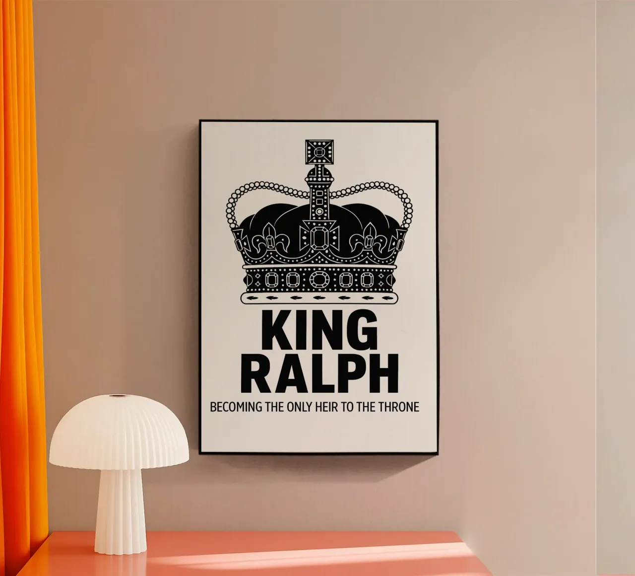 King Ralph Print plexiglass da MoviesArt