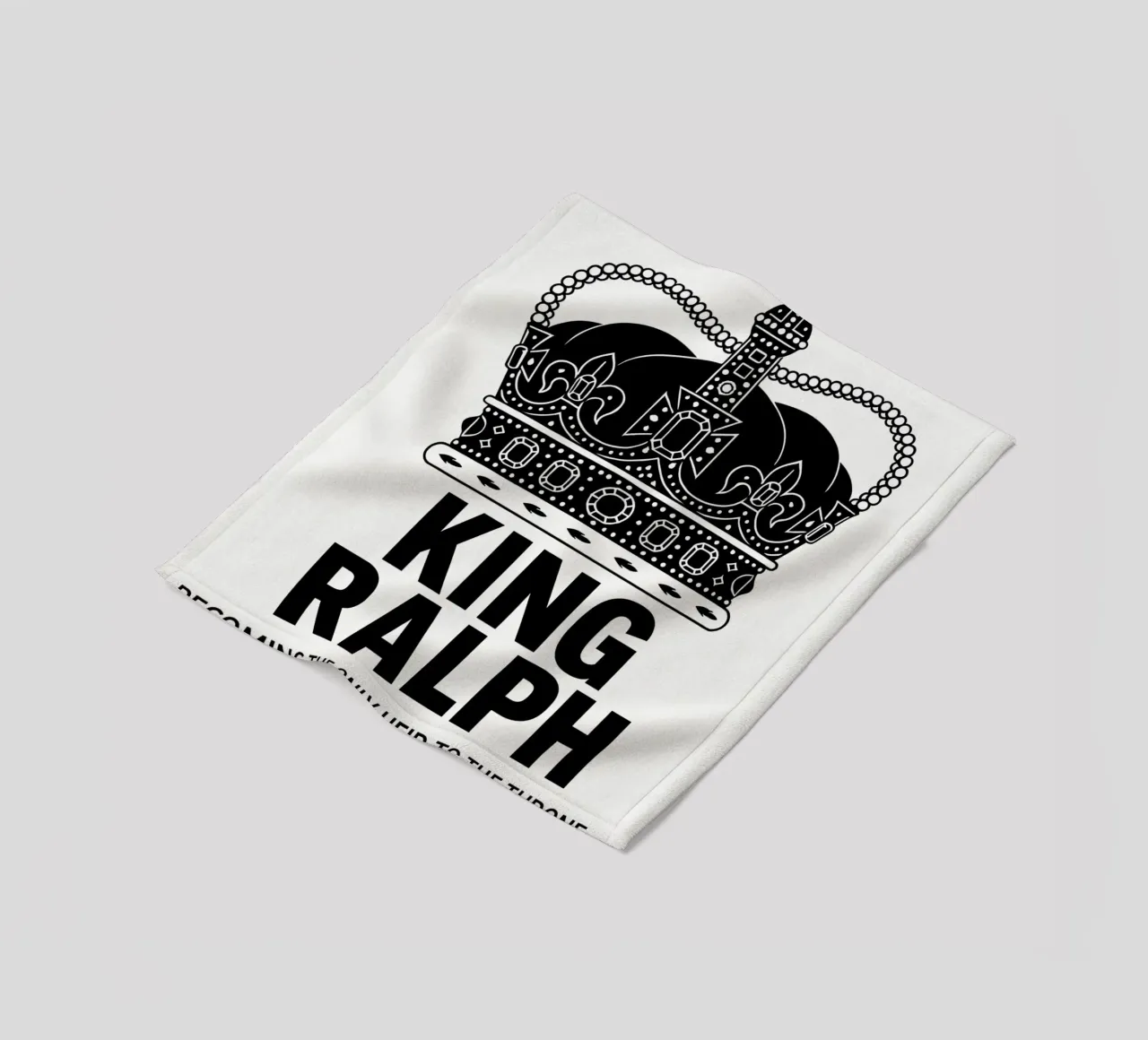 King Ralph Print coperta in pile da MoviesArt