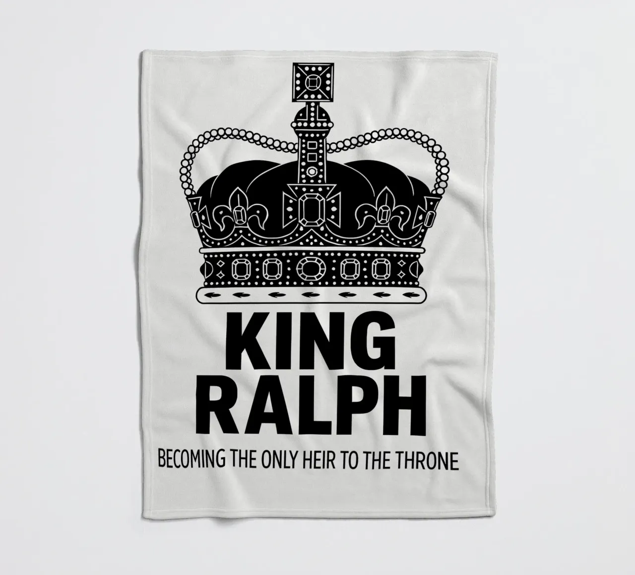 King Ralph Print coperta in pile da MoviesArt