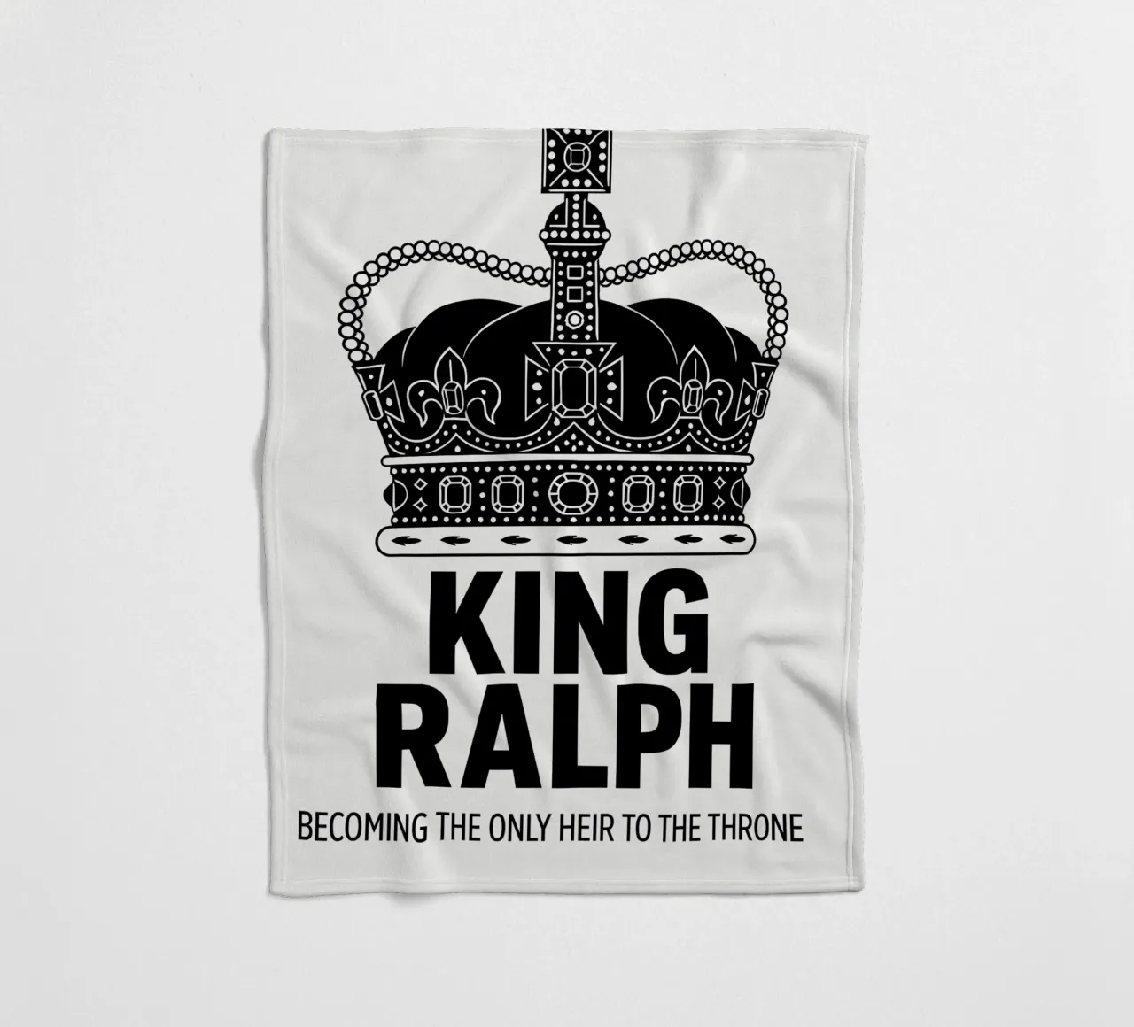 King Ralph Print coperta in pile da MoviesArt