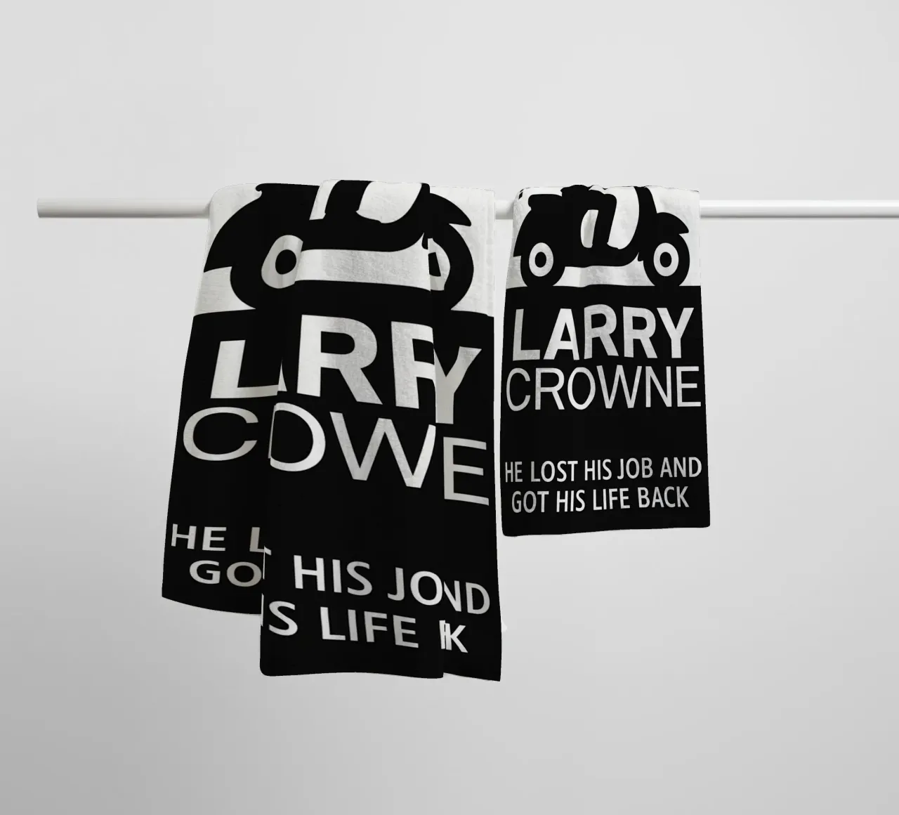 Larry Crowne Print asciugamano da bagno da MoviesArt