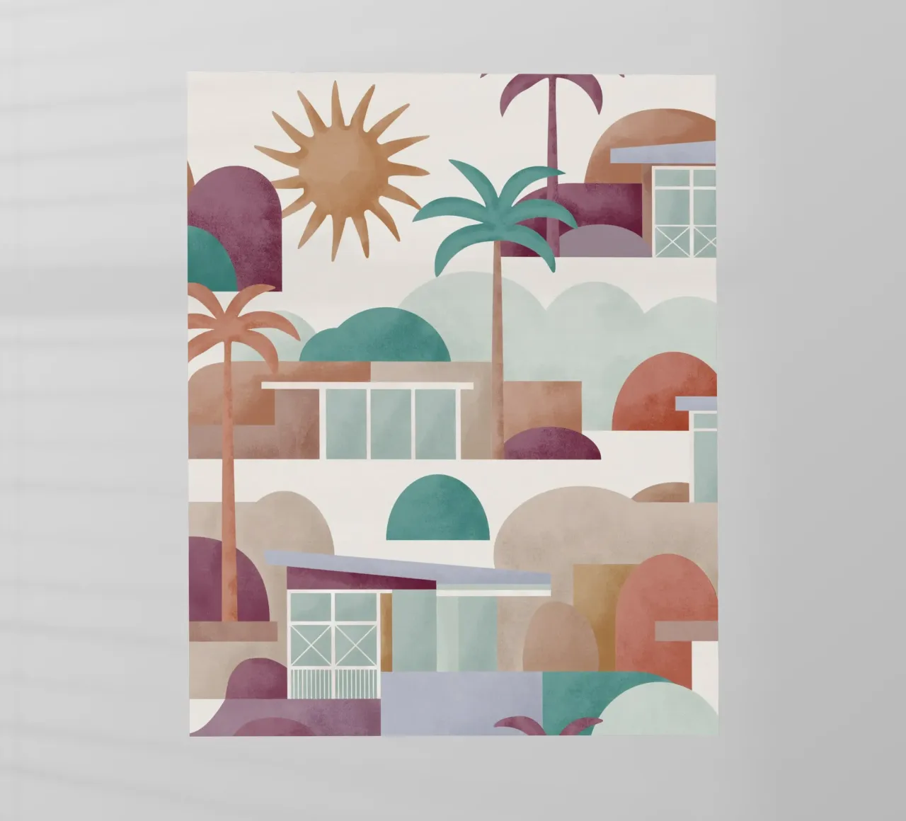 Palm Springs Dreaming Sundown pellicola backlit da designdn