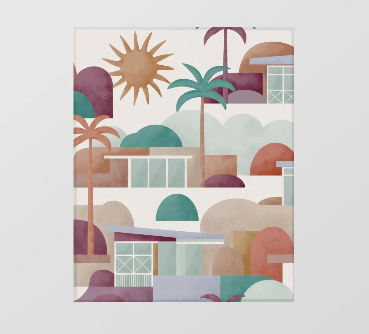 Palm Springs Dreaming Sundown pellicola backlit da designdn