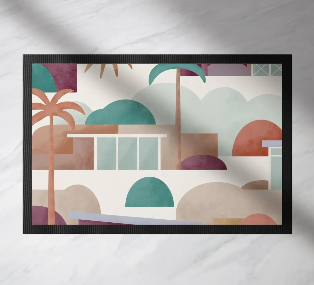 Palm Springs Dreaming Sundown zerbino da designdn
