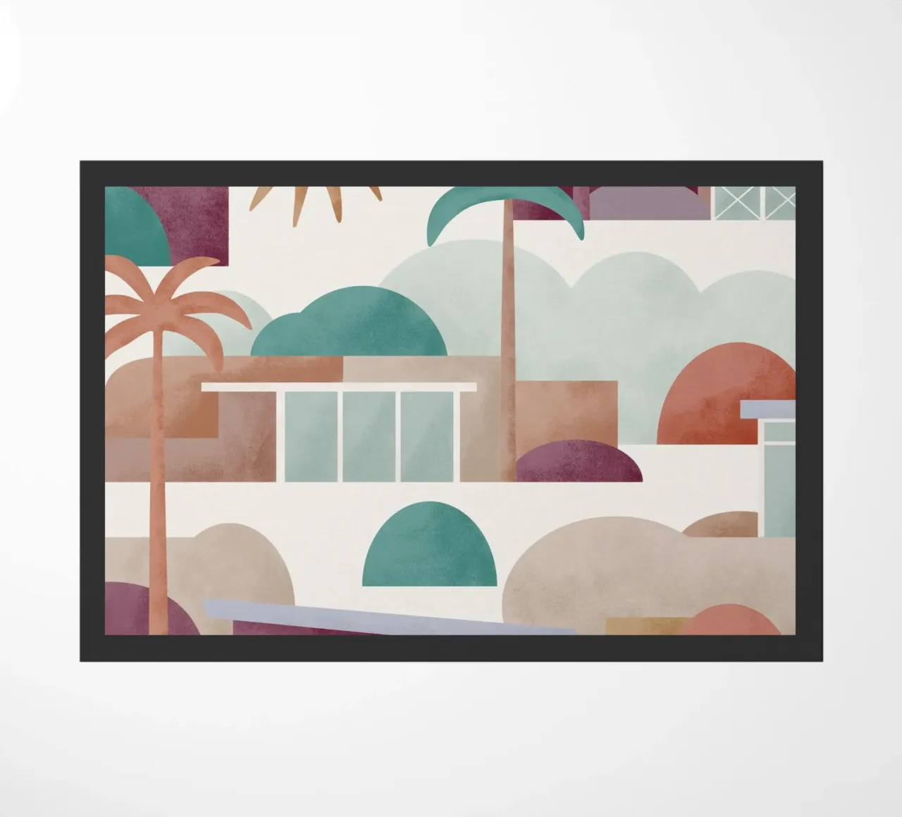 Palm Springs Dreaming Sundown zerbino da designdn
