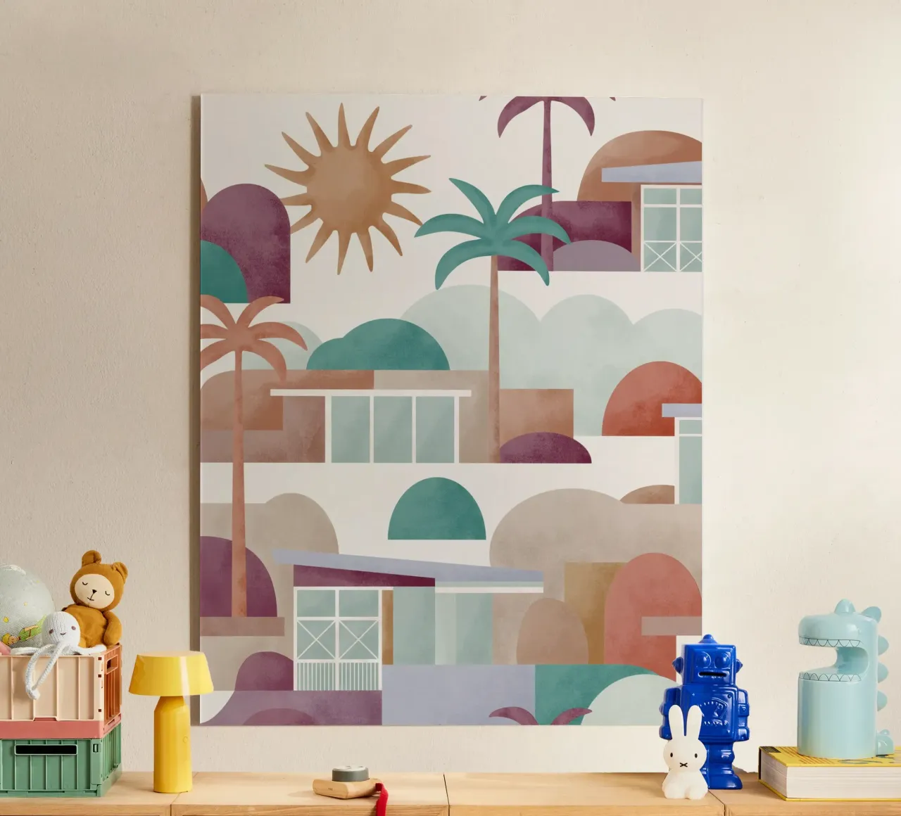Palm Springs Dreaming Sundown plexiglass da designdn